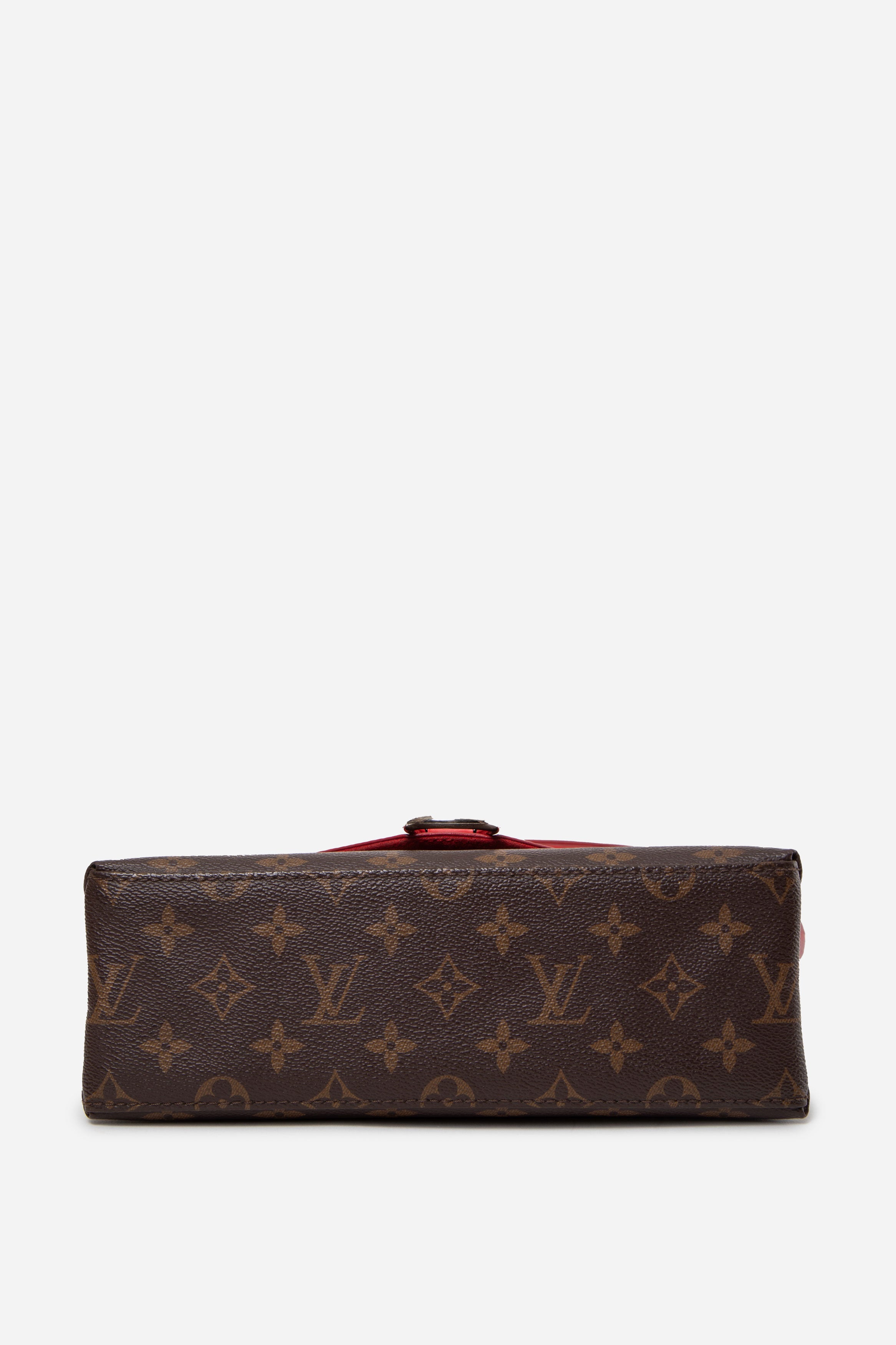 Louis Vuitton 2017 Monogram Epi Saint Michel Coquelicot Shoulder Bag