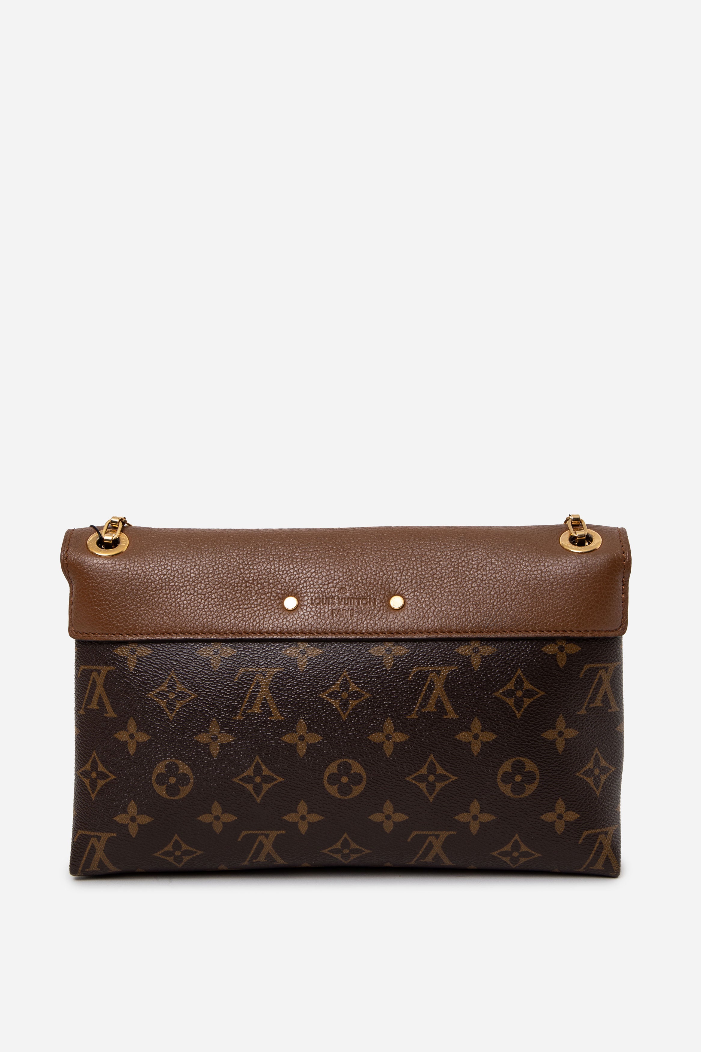 Louis Vuitton 2014 Monogram/Brown Pallas Chain Shoulder Bag