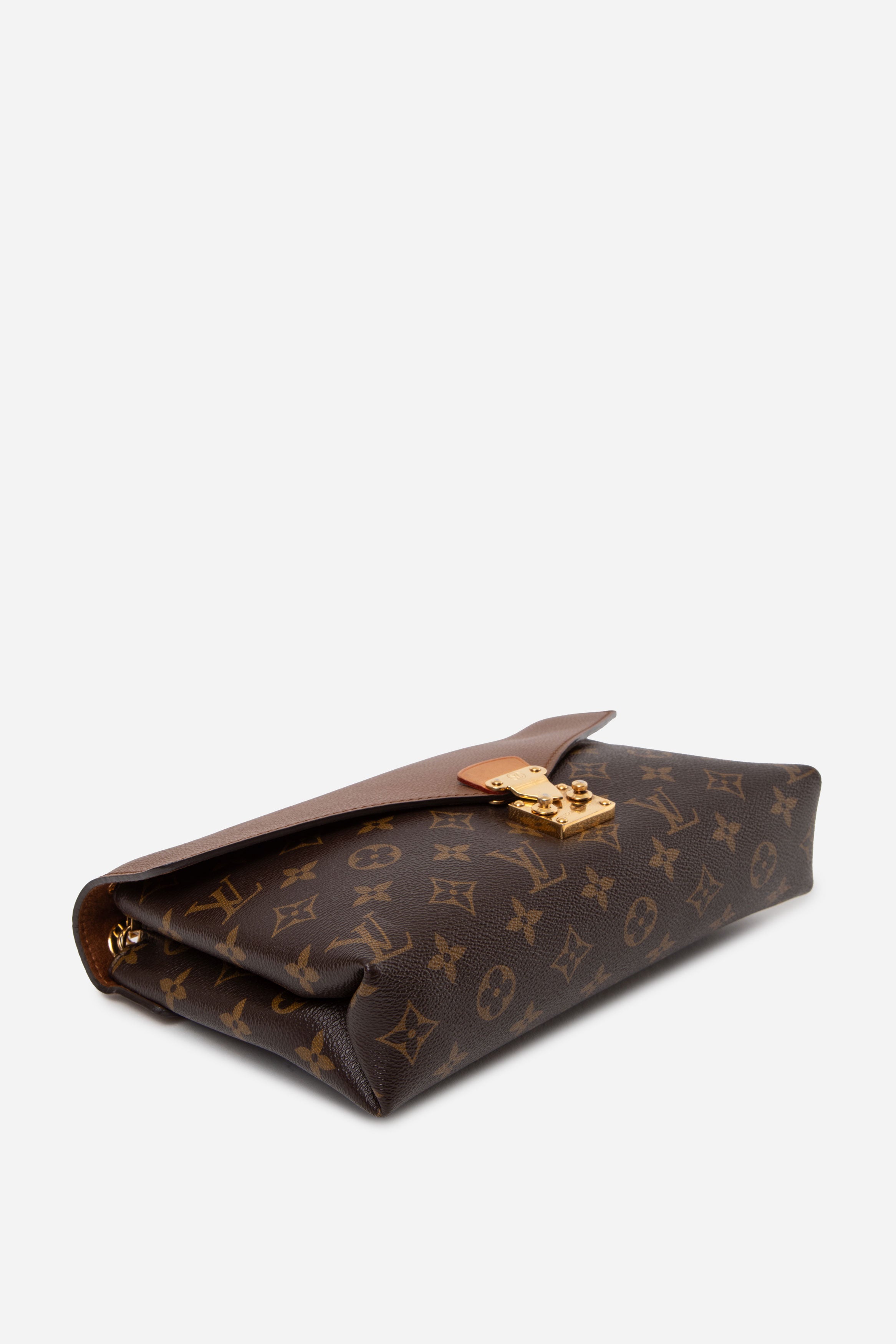 Louis Vuitton 2014 Monogram/Brown Pallas Chain Shoulder Bag