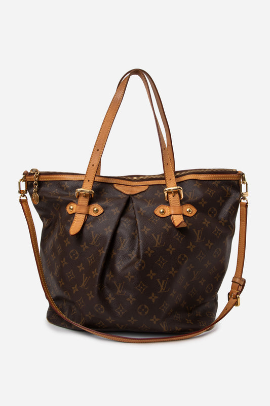 Louis Vuitton 2008 Monogram Palermo GM Top Handle With Strap