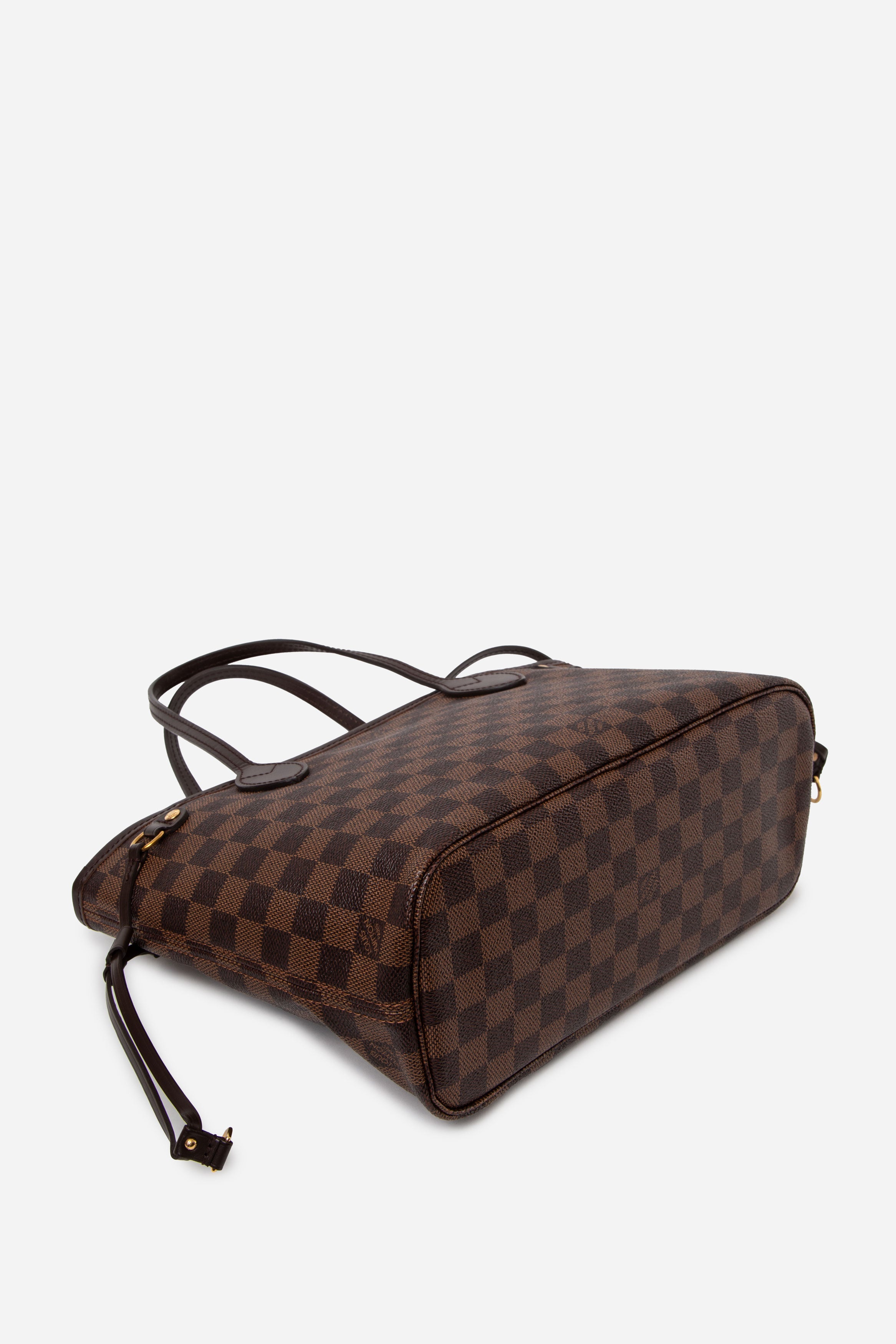 Louis Vuitton Damier Ebene Neverfull PM Tote Bag