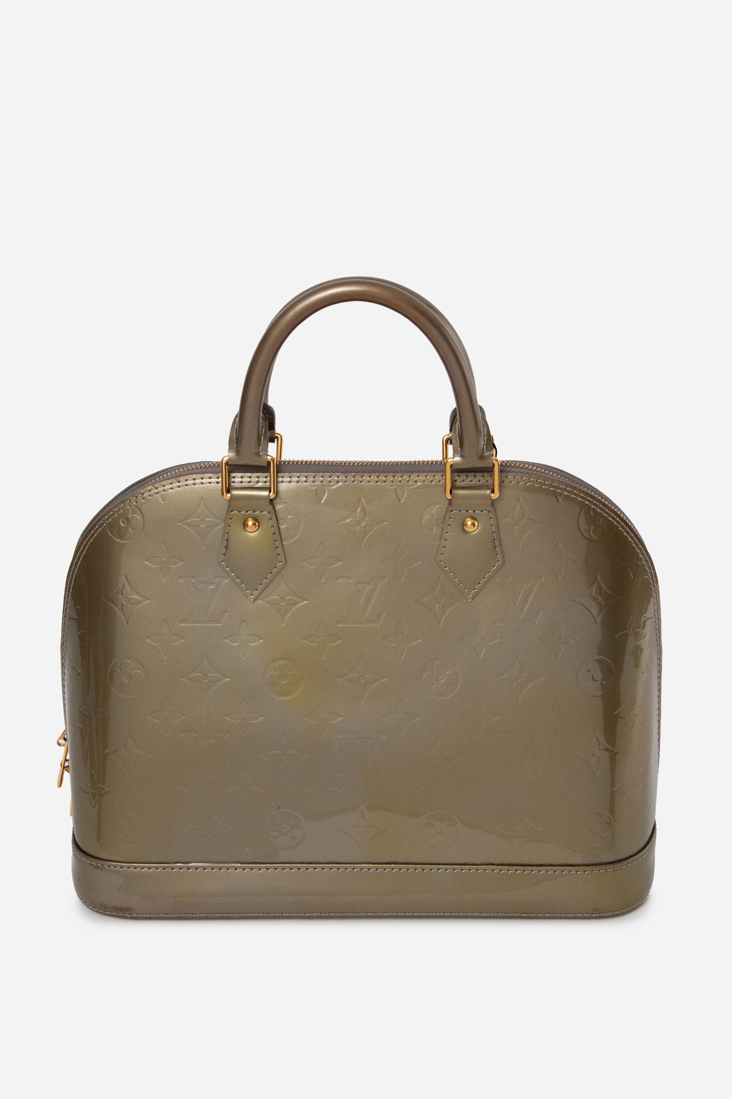 Louis Vuitton 2008 Givre Vernis Alma PM Top Handle