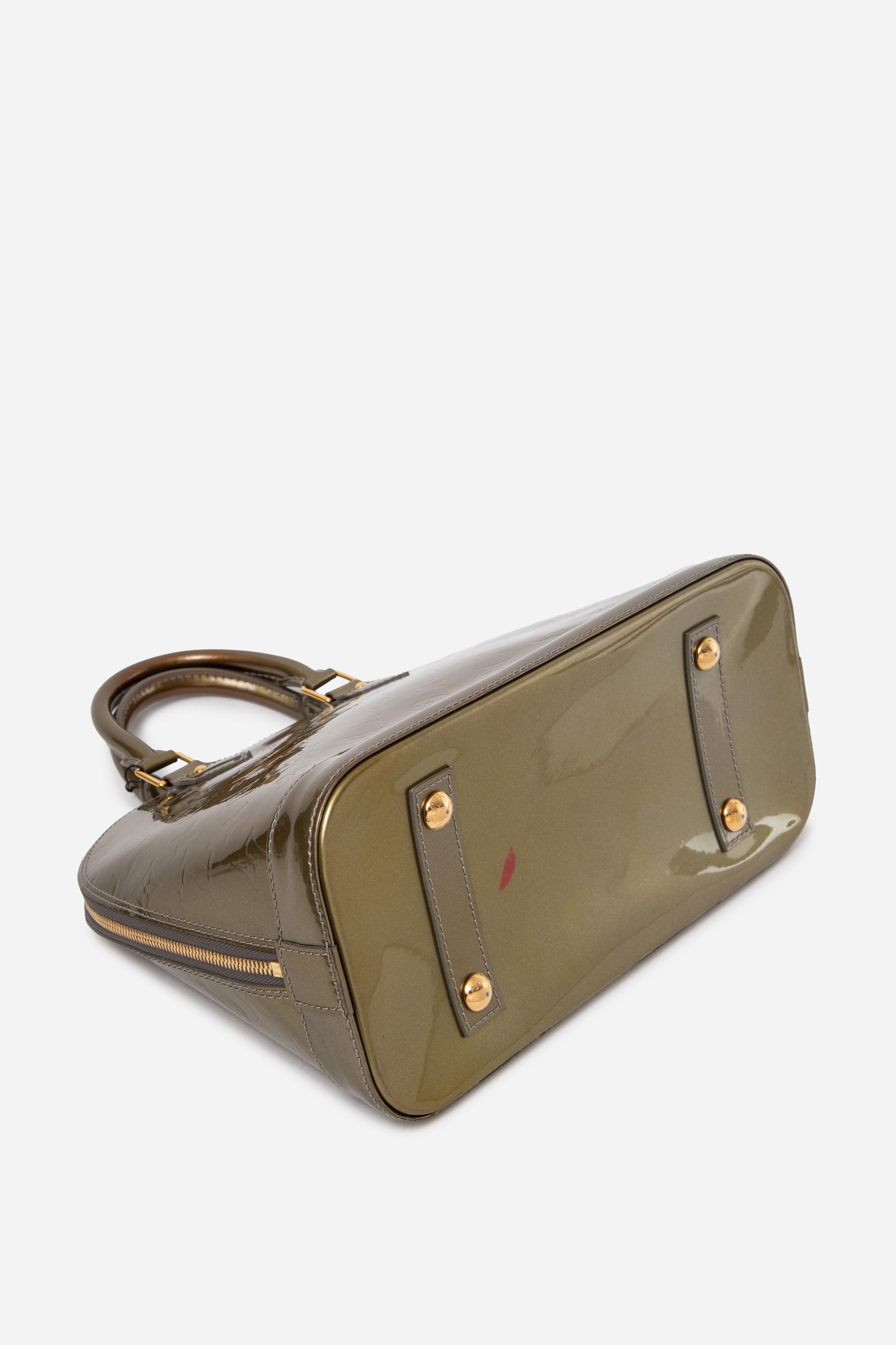 Louis Vuitton 2008 Givre Vernis Alma PM Top Handle