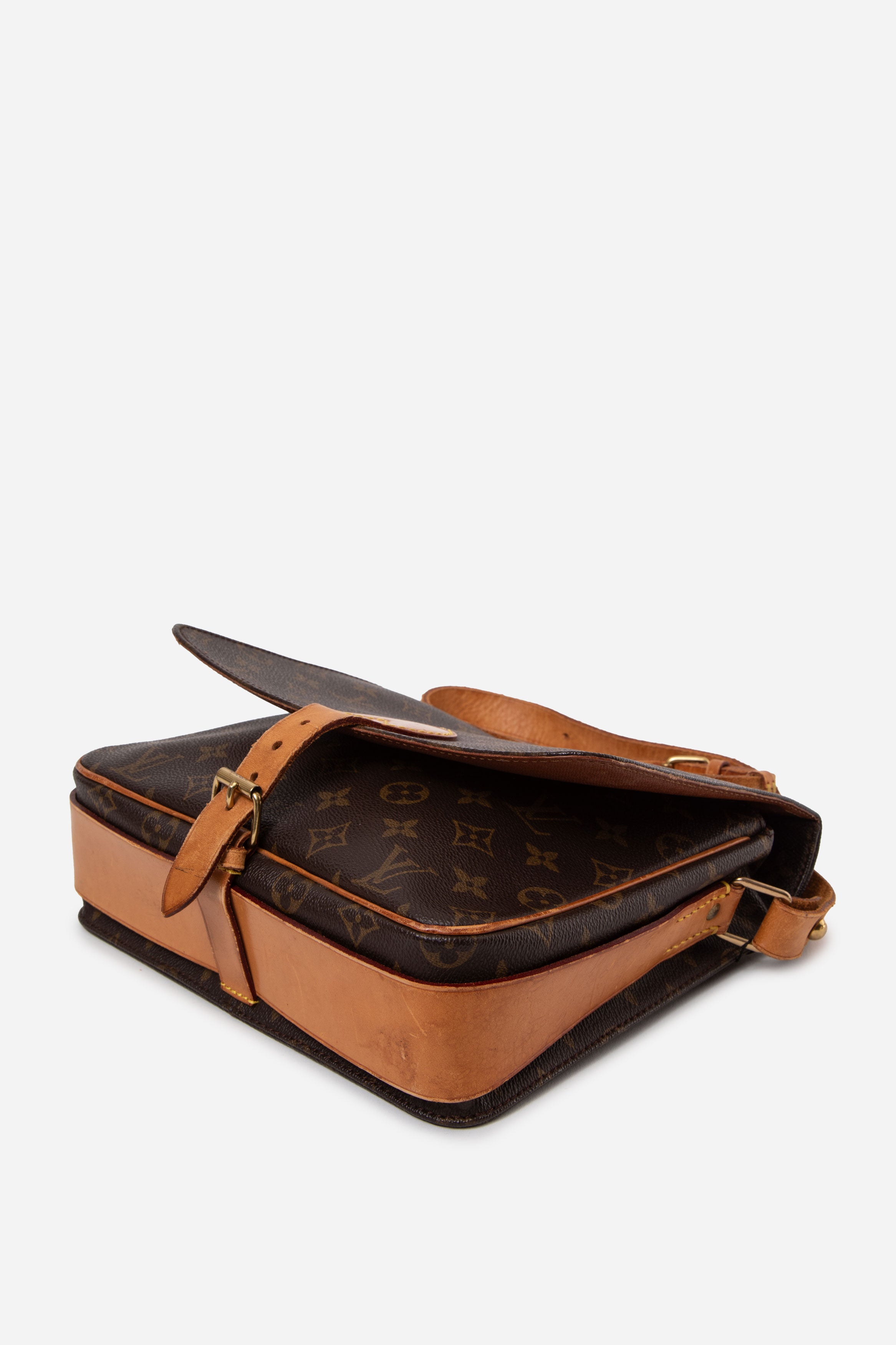Louis Vuitton 1994 Monogram Cartouchiere GM Crossbody Bag