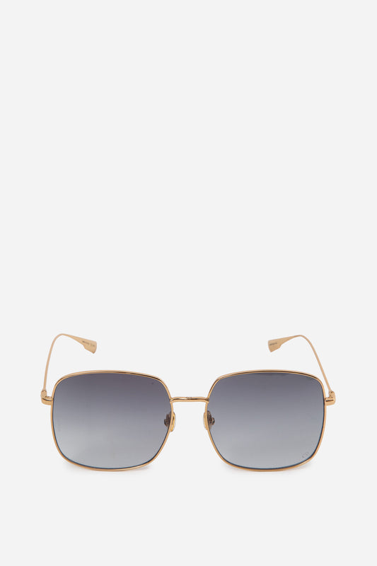 Christian Dior Gold Frame Square Sunglasses