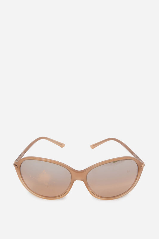 Burberry Beige Oval Sunglasses