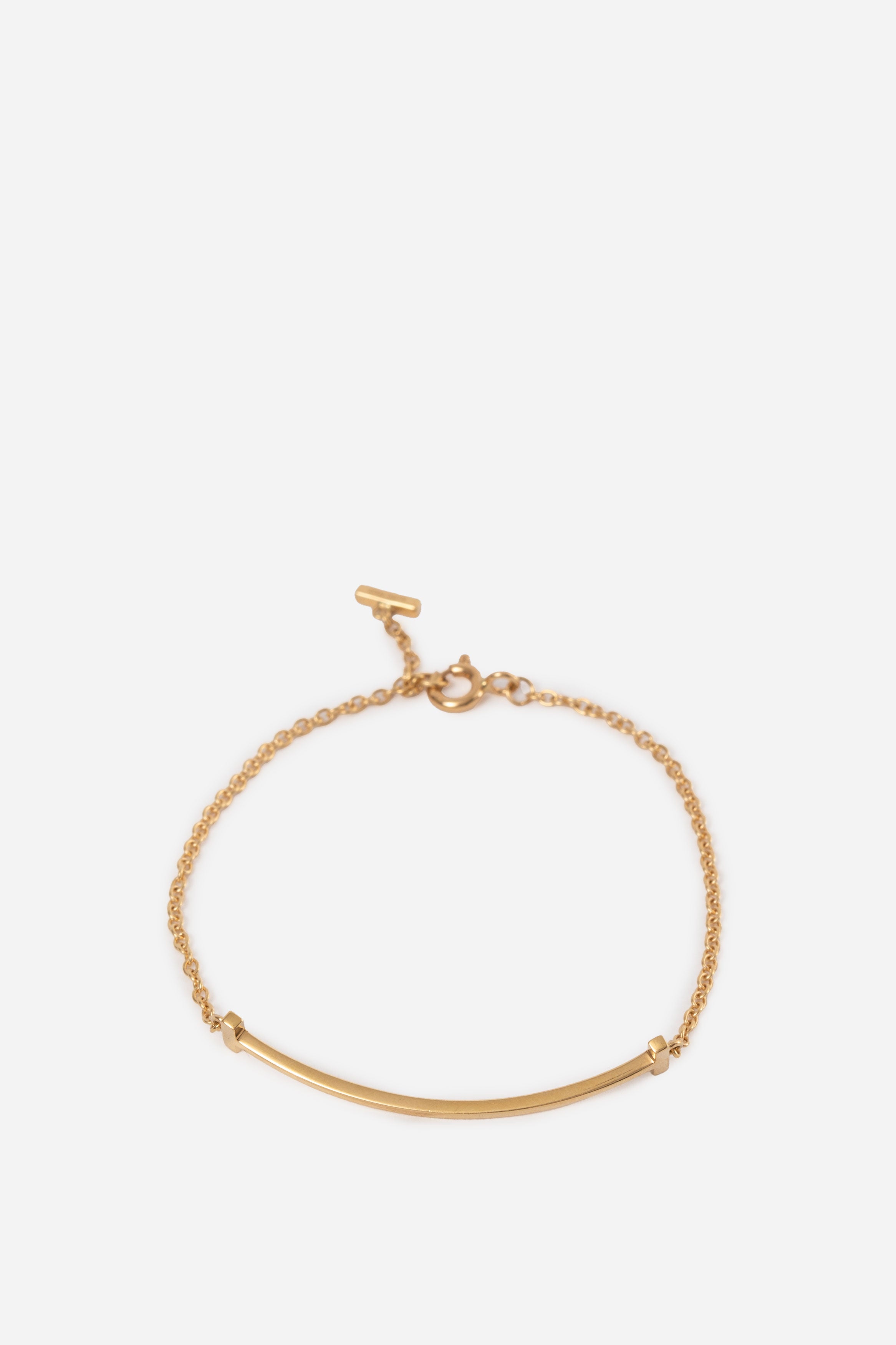 Tiffany T Smile Bracelet in 18K Yellow Gold