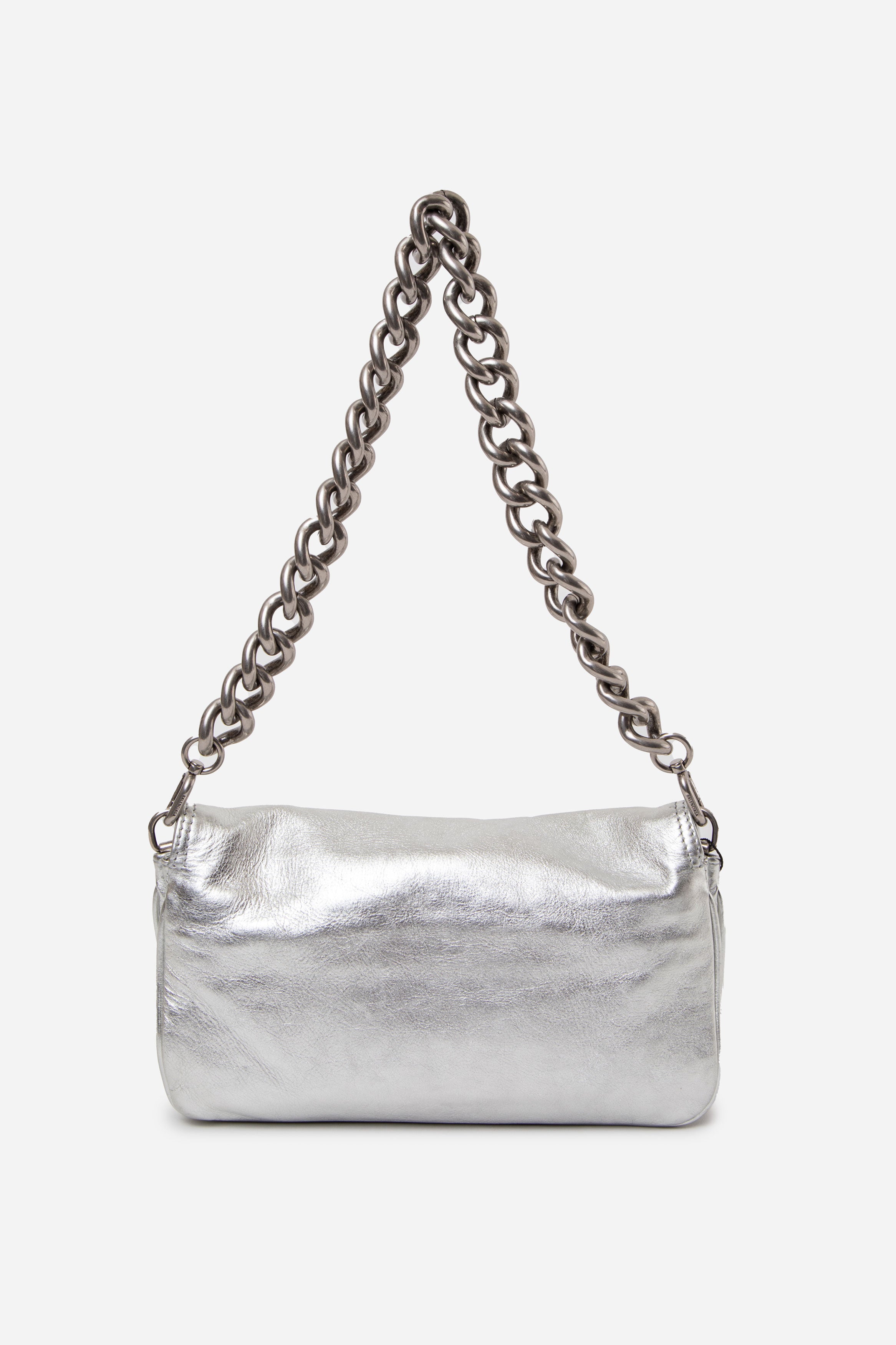 Balenciaga Metallic Peach Calfskin Small BB Soft Flap Bag
