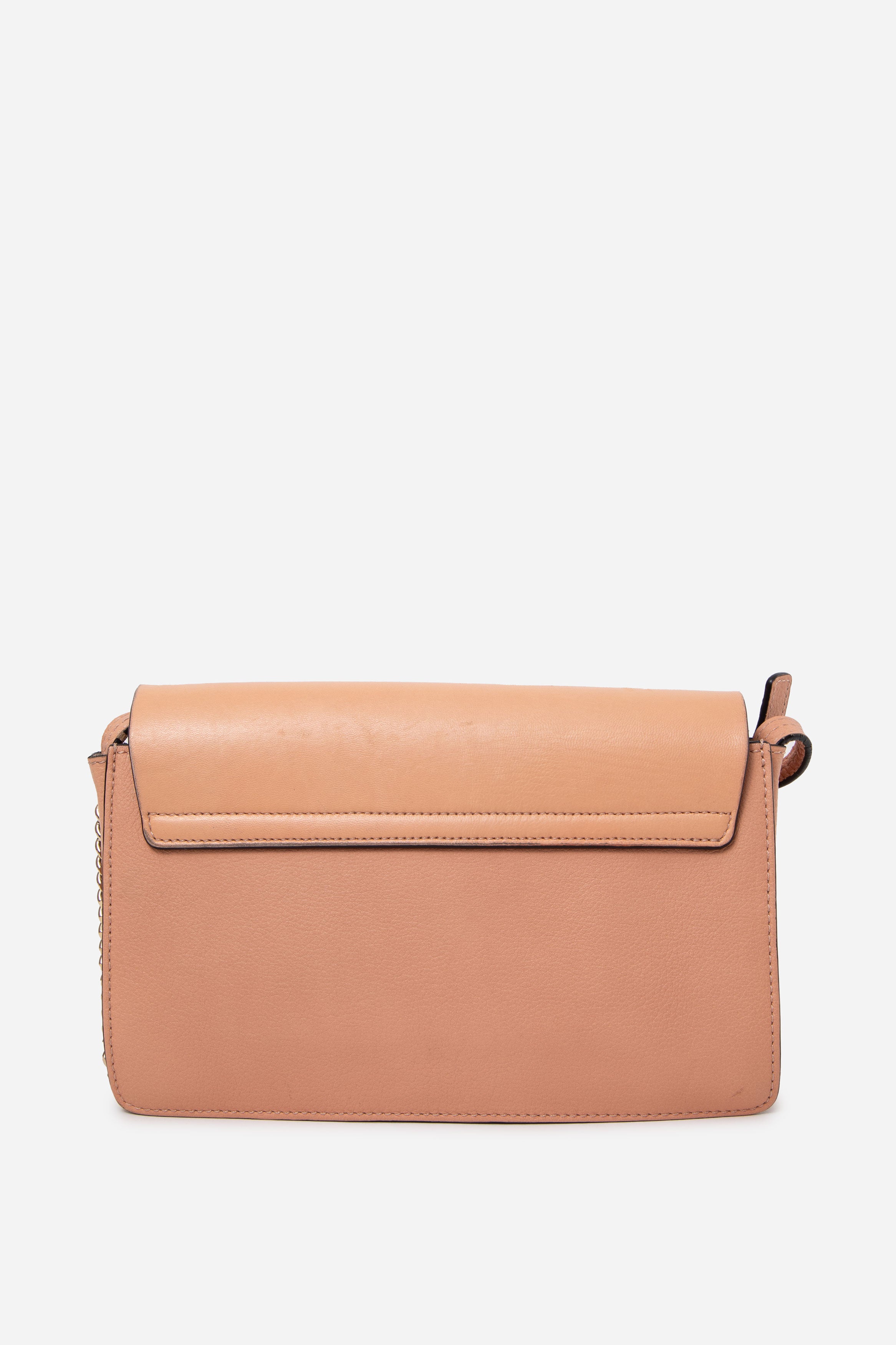 Chloe Calfskin Small Faye Shoulder Bag Beige
