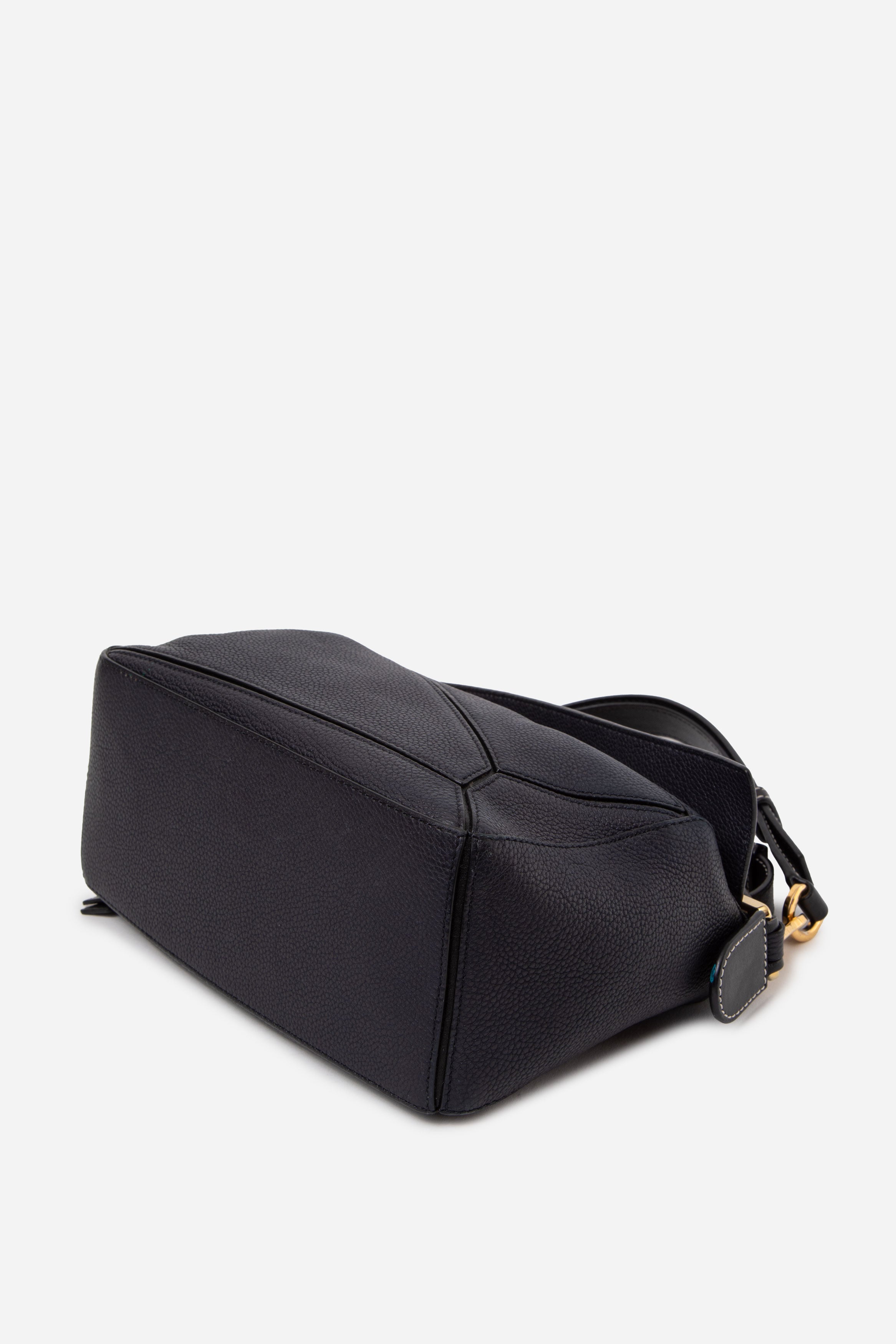Loewe 2017 Calfskin Small Puzzle Bag Midnight Blue/Black