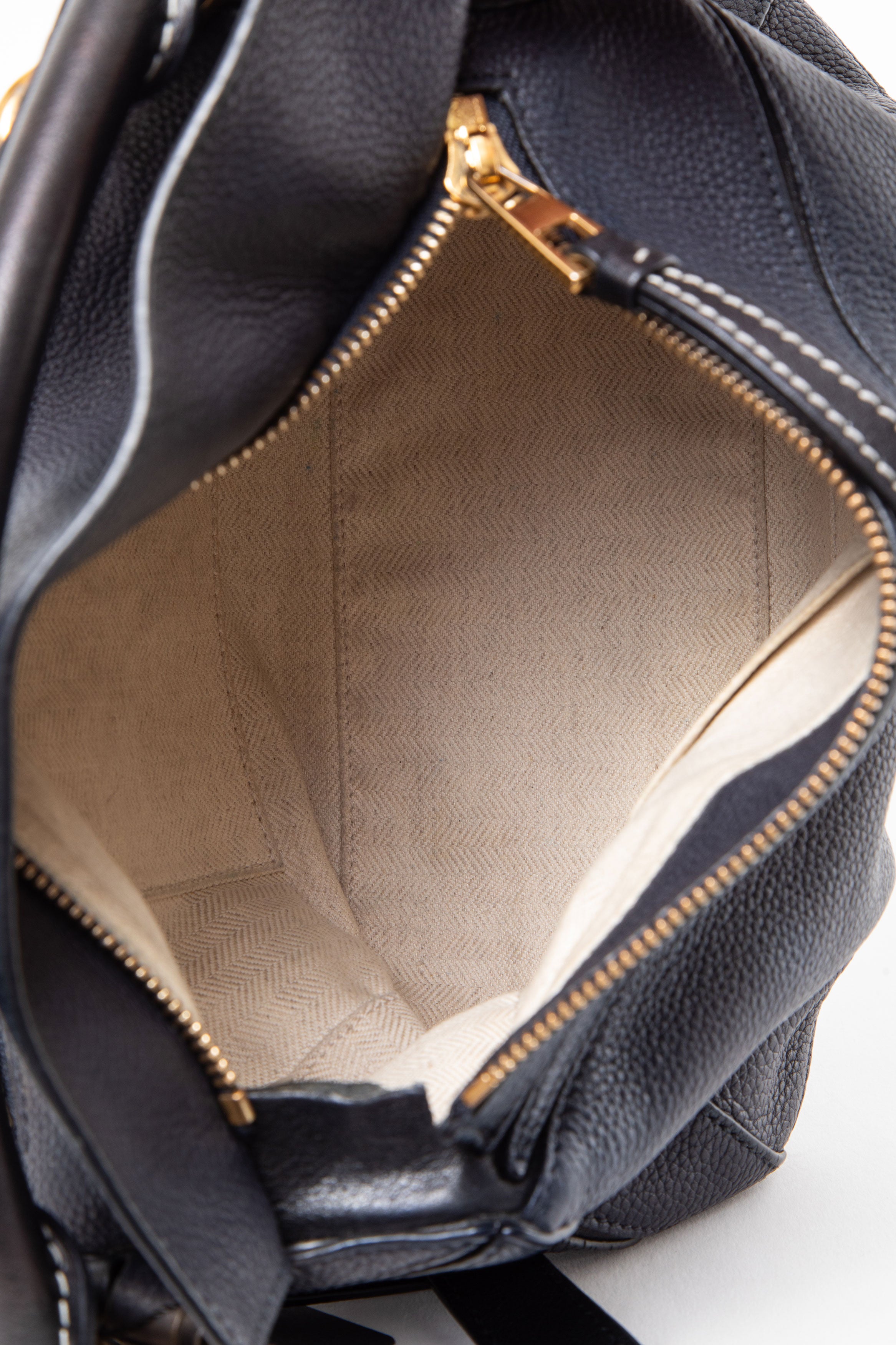 Loewe 2017 Calfskin Small Puzzle Bag Midnight Blue/Black
