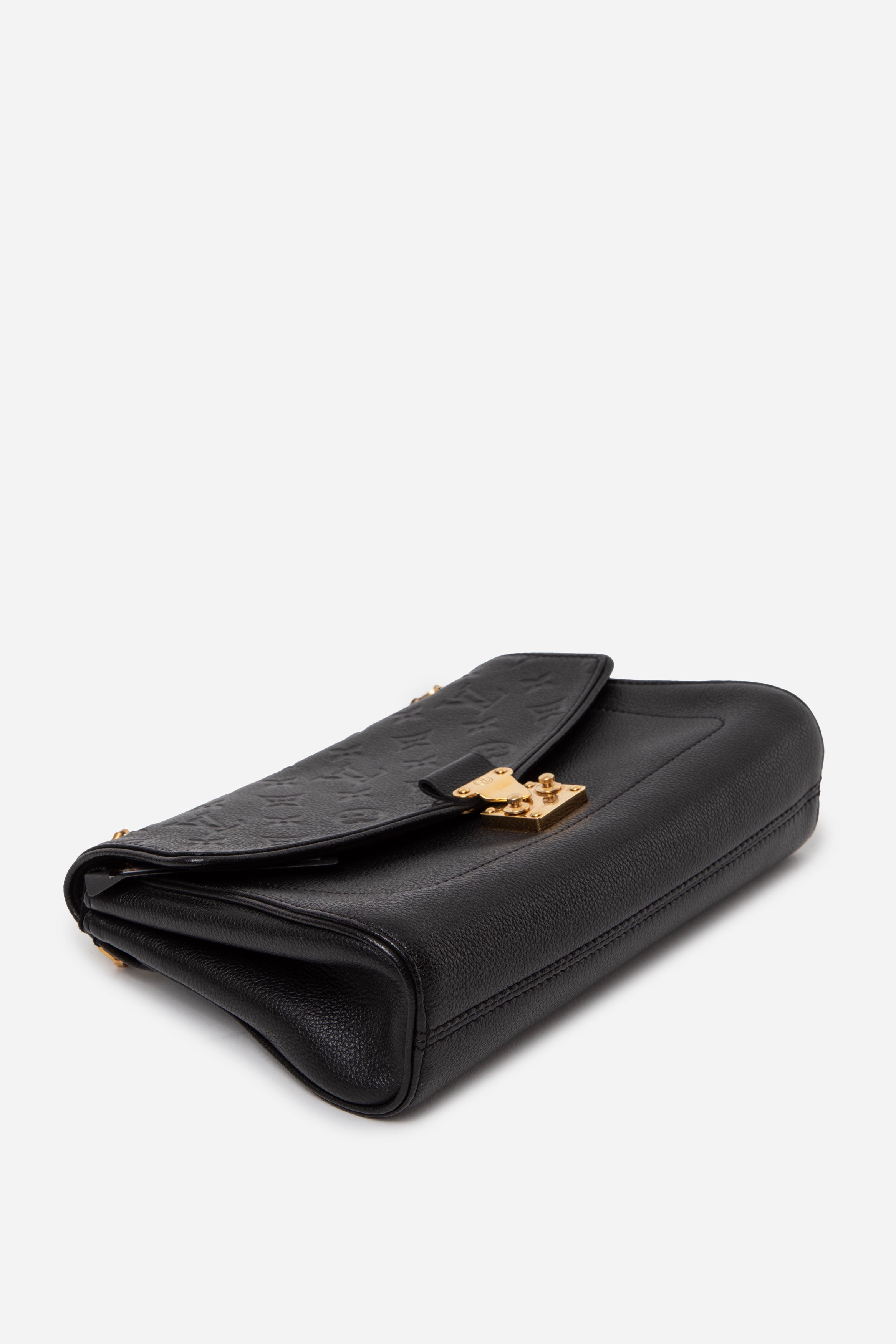 Louis Vuitton Empreinte Saint Germain PM Black Shoulder Bag