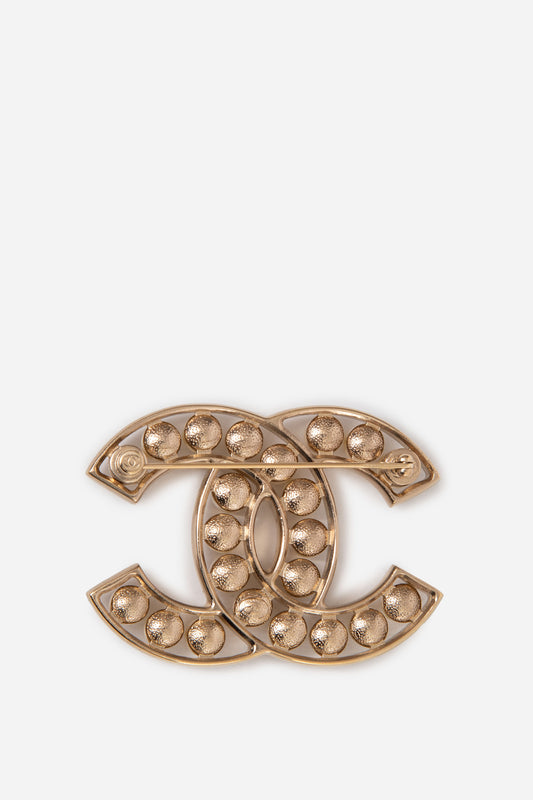 Pre-Owned Chanel 2020 Faux Pearl CC Brooch