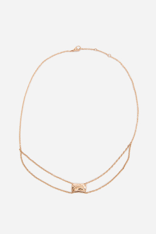 Pre-Owned Chanel 18K Yellow Gold Coco Crush Pendant Necklace