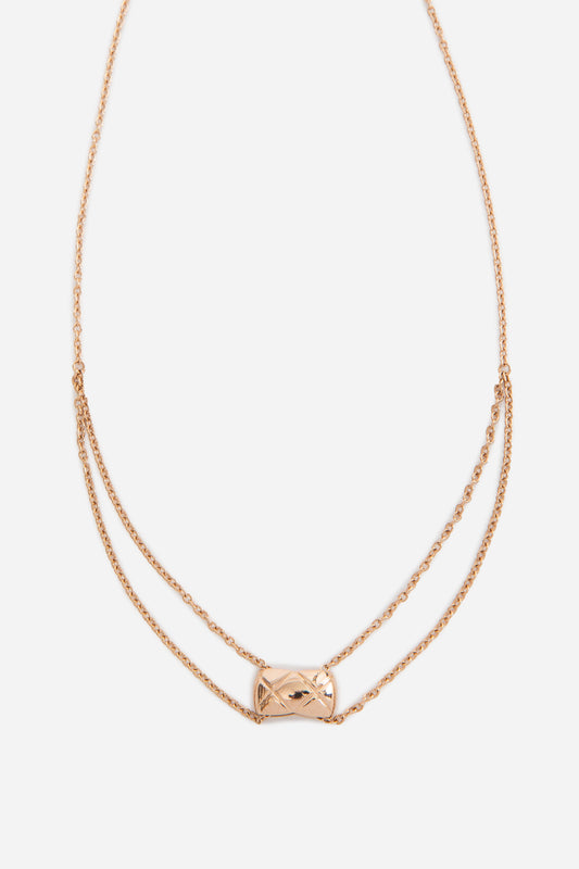 Pre-Owned Chanel 18K Yellow Gold Coco Crush Pendant Necklace