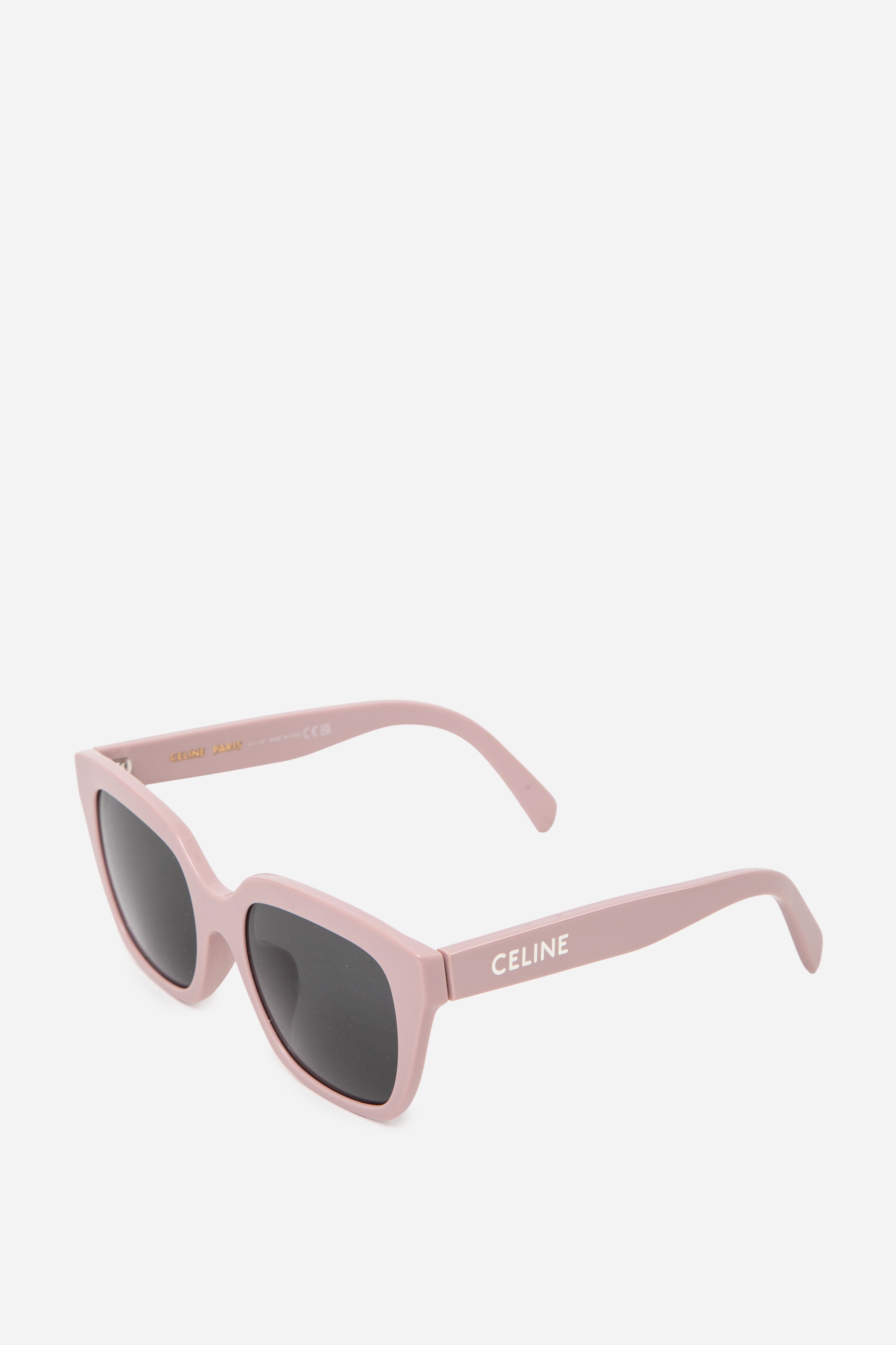 Celine Pink Square Acetate Sunglasses