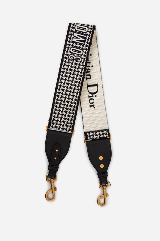 Christian Dior 30 Montaigne Houndstooth Bag Strap