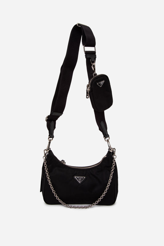 Prada Re-Edition 2005 Re-Nylon Crossbody Bag Black