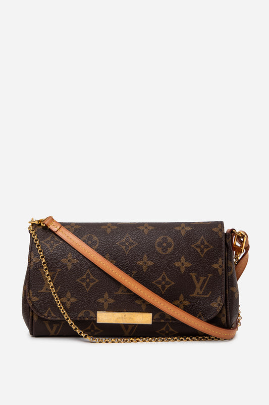Louis Vuitton 2014 Monogram Favorite PM Chain Shoulder Crossbody Bag