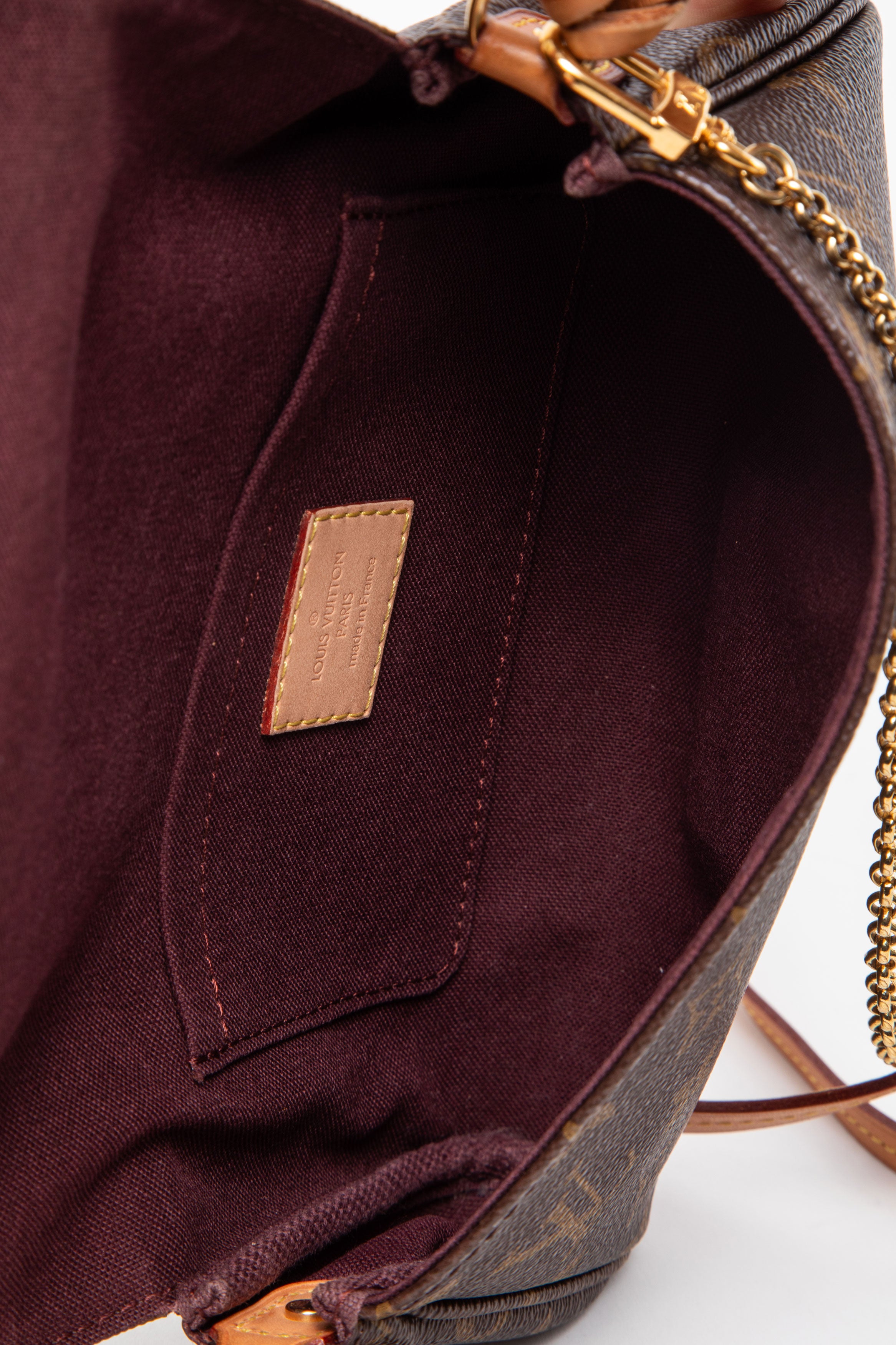 Louis Vuitton 2014 Monogram Favorite PM Chain Shoulder Crossbody Bag