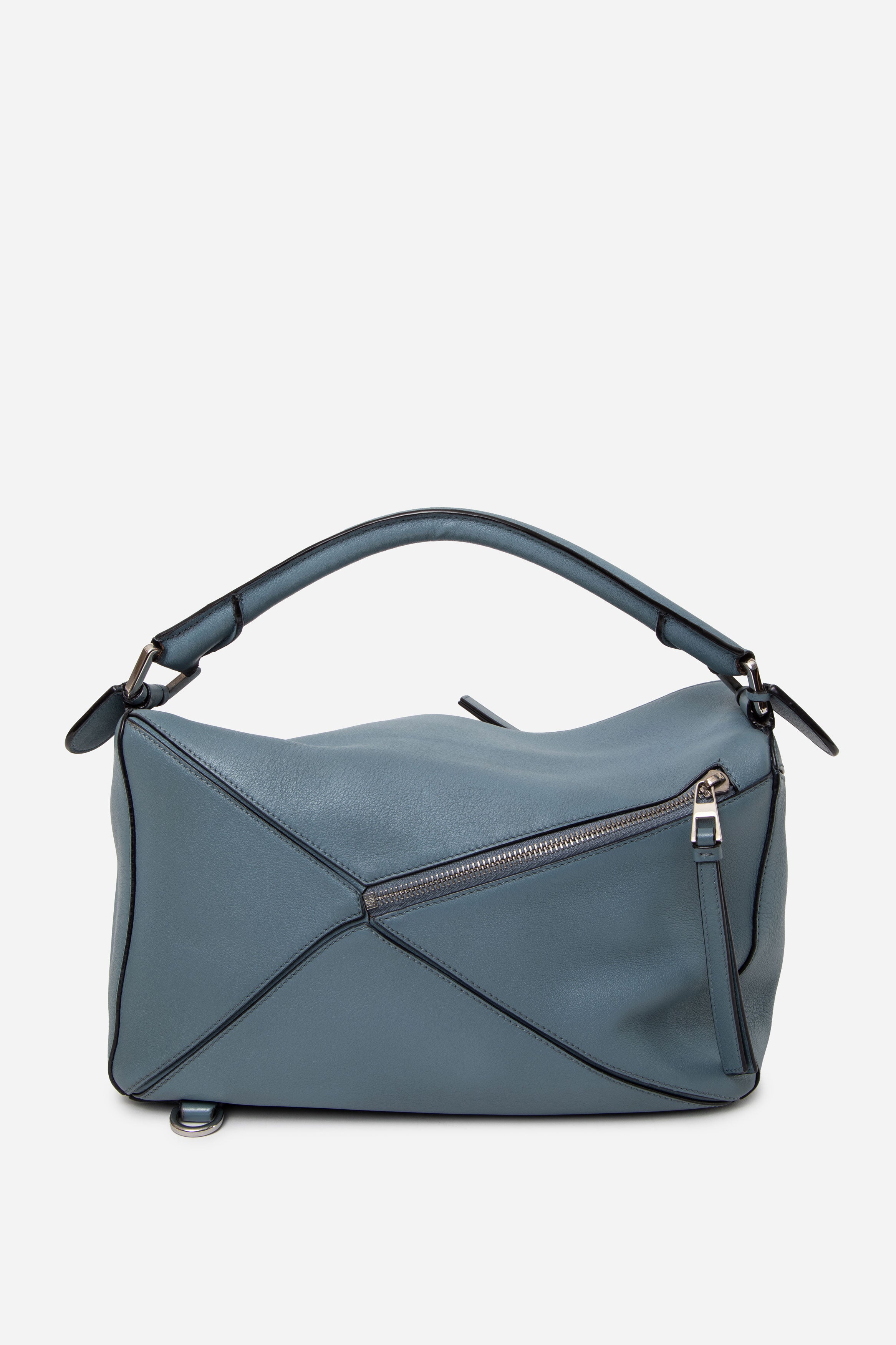 Loewe 2018 Medium Calfskin Puzzle Bag Blue