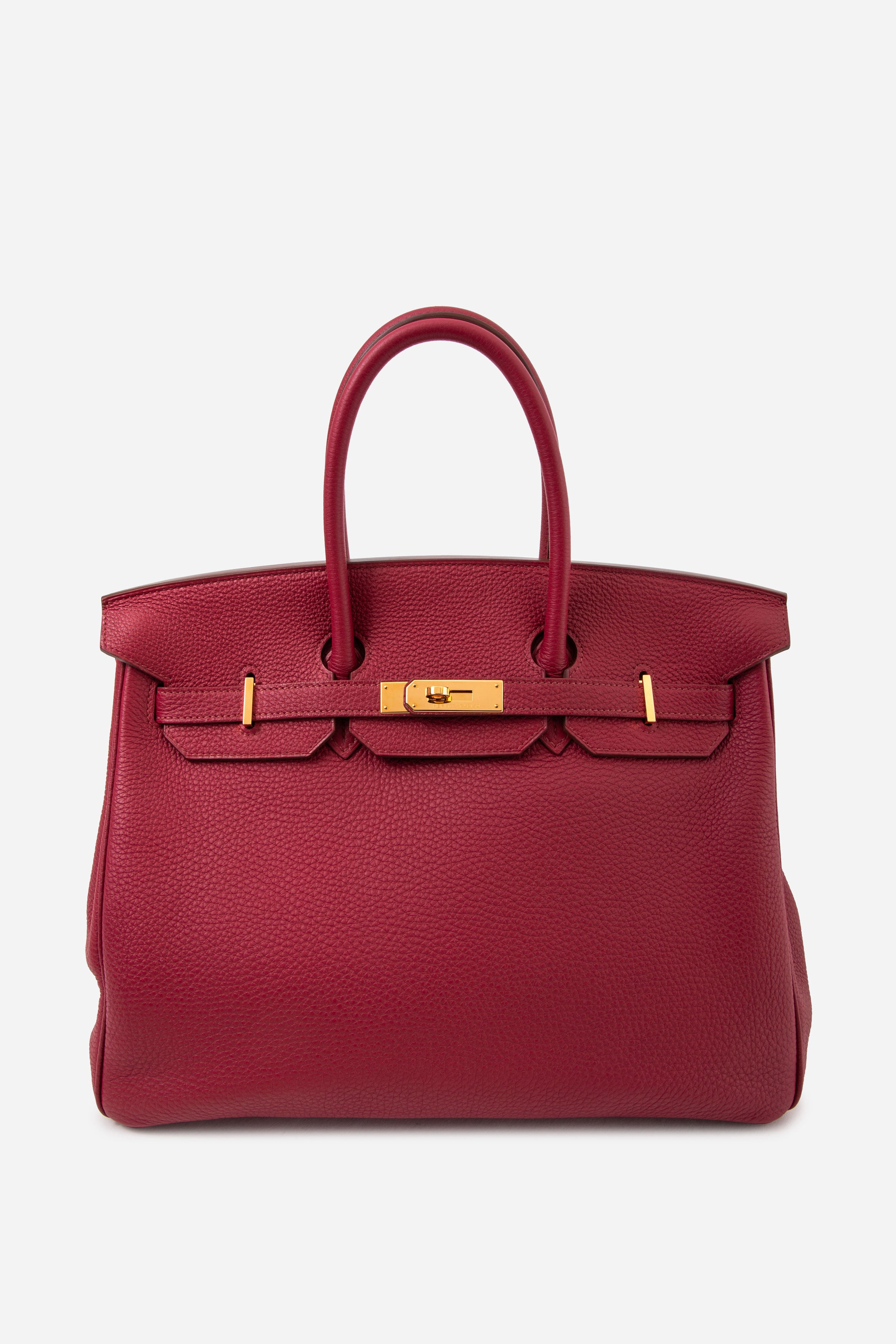 Hermès 2011 Rouge Grenat Togo Leather Birkin 35 GHW