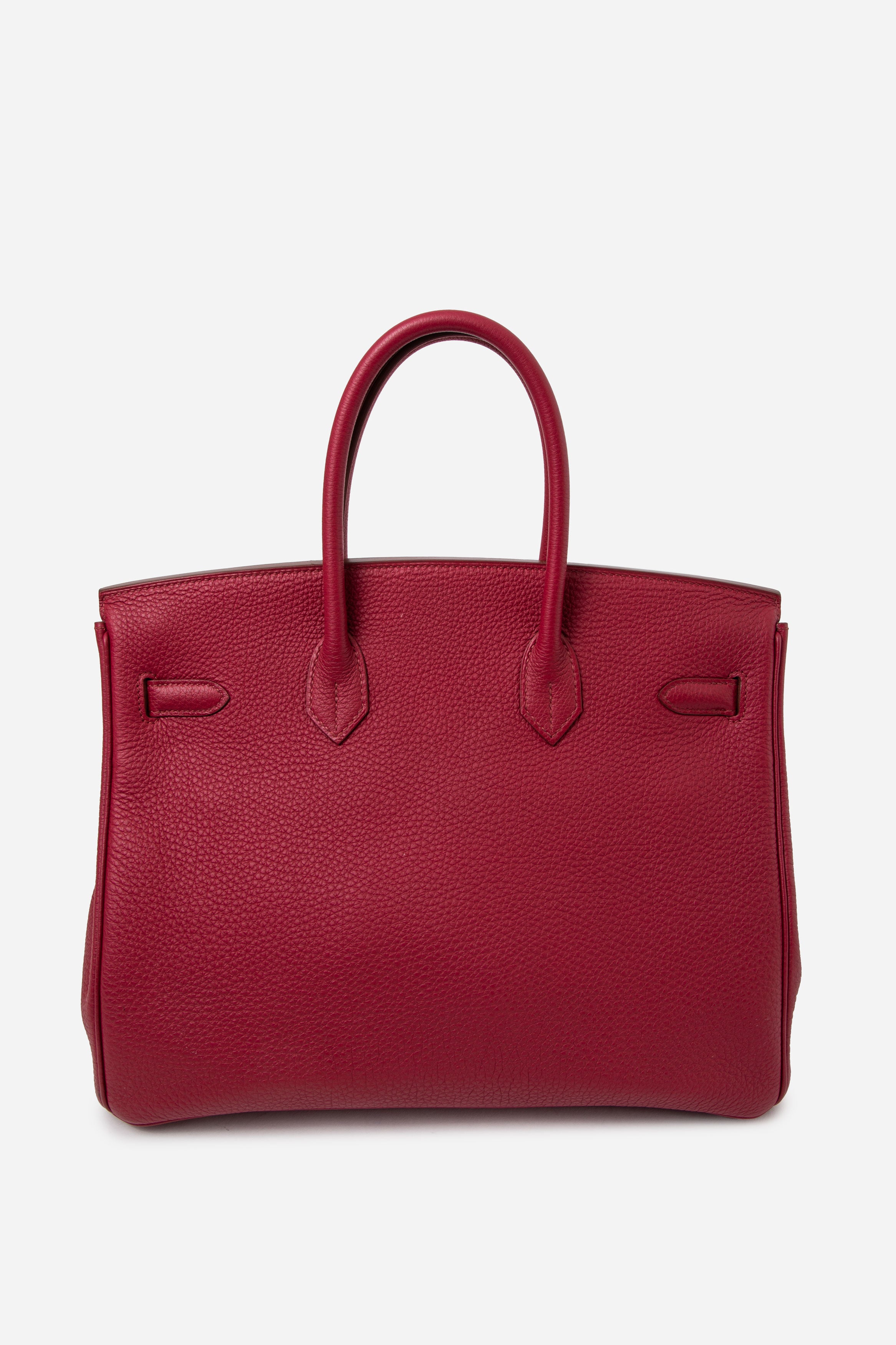 Hermès 2011 Rouge Grenat Togo Leather Birkin 35 GHW