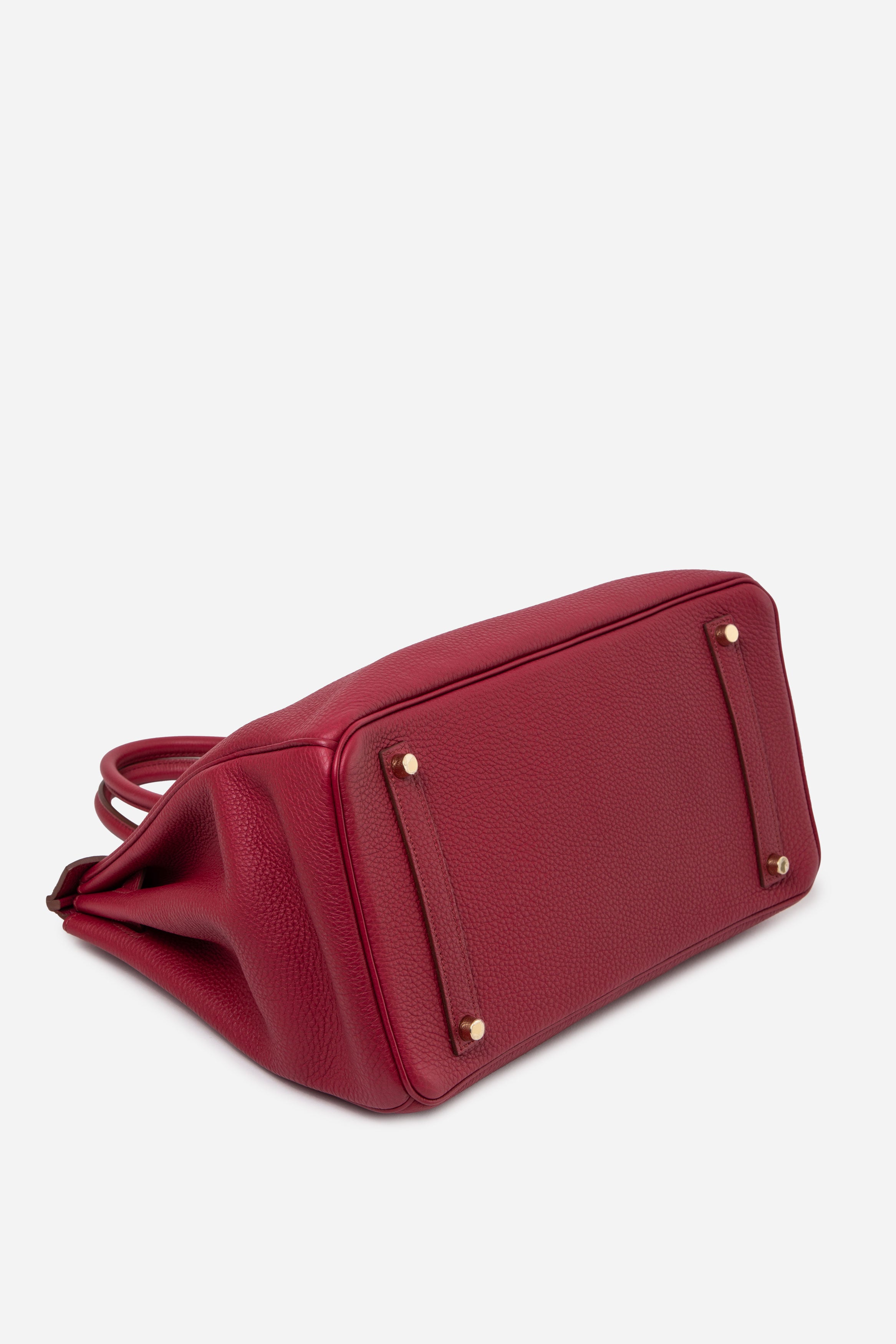 Hermès 2011 Rouge Grenat Togo Leather Birkin 35 GHW
