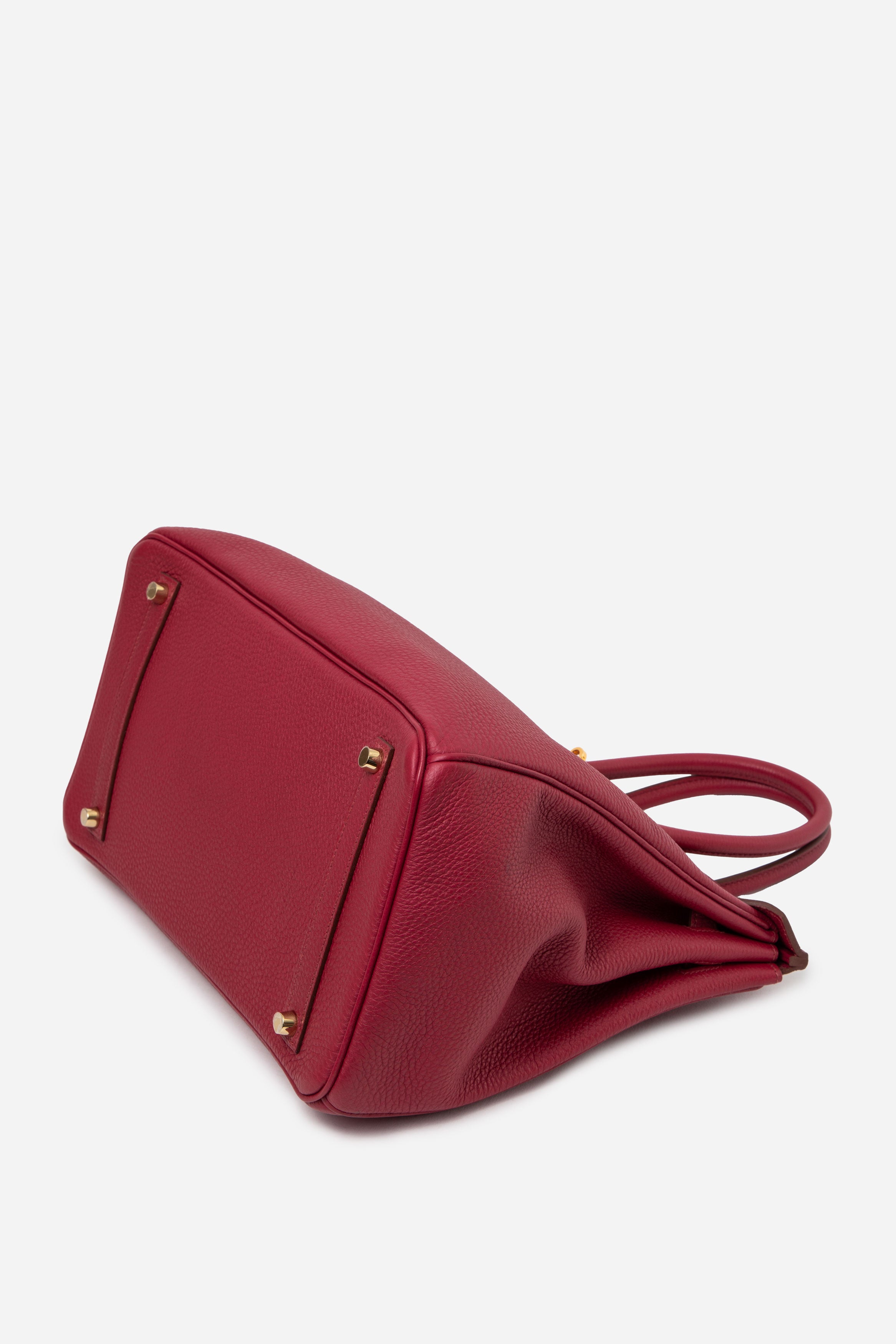 Hermès 2011 Rouge Grenat Togo Leather Birkin 35 GHW