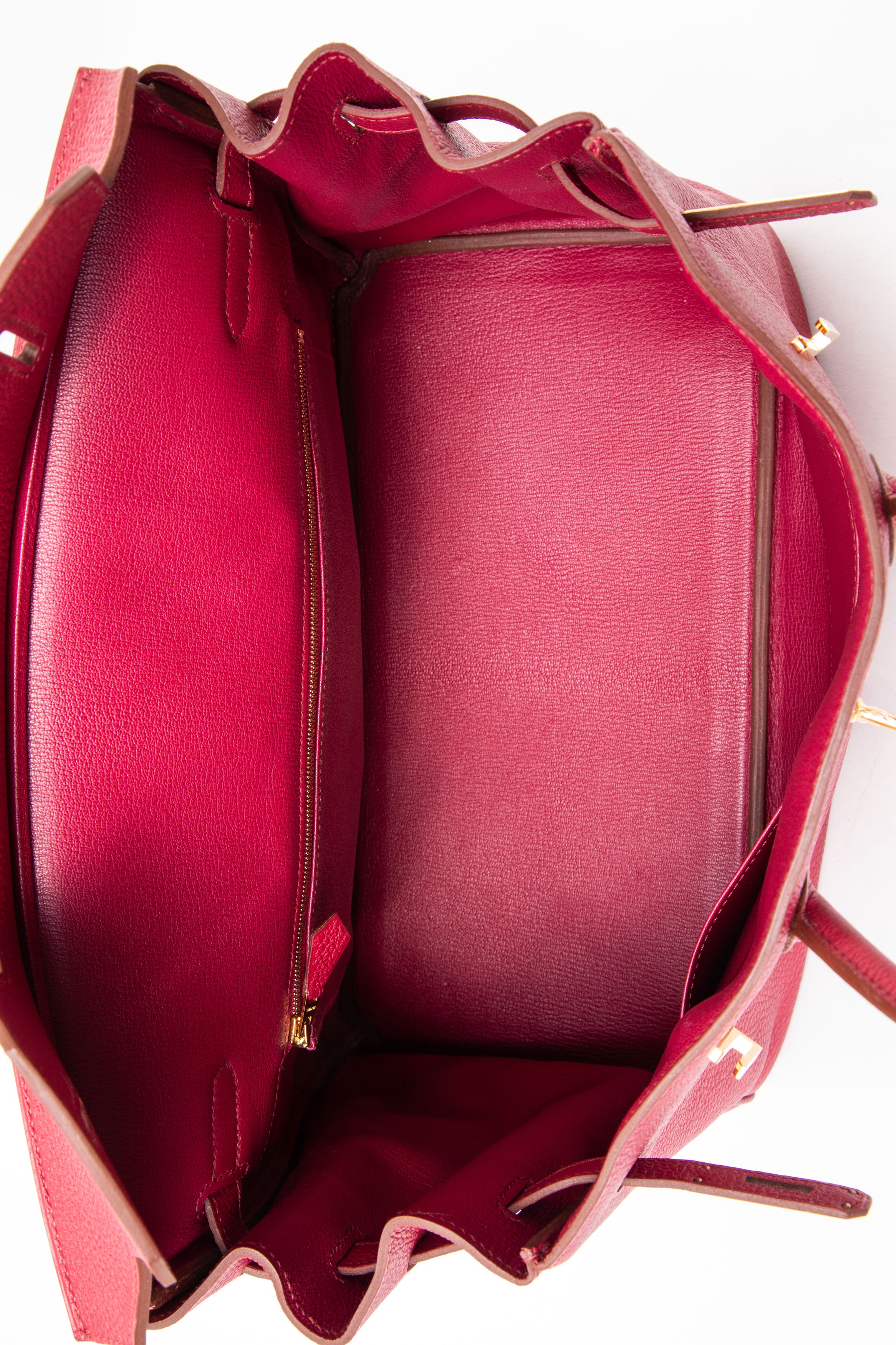 Hermès 2011 Rouge Grenat Togo Leather Birkin 35 GHW