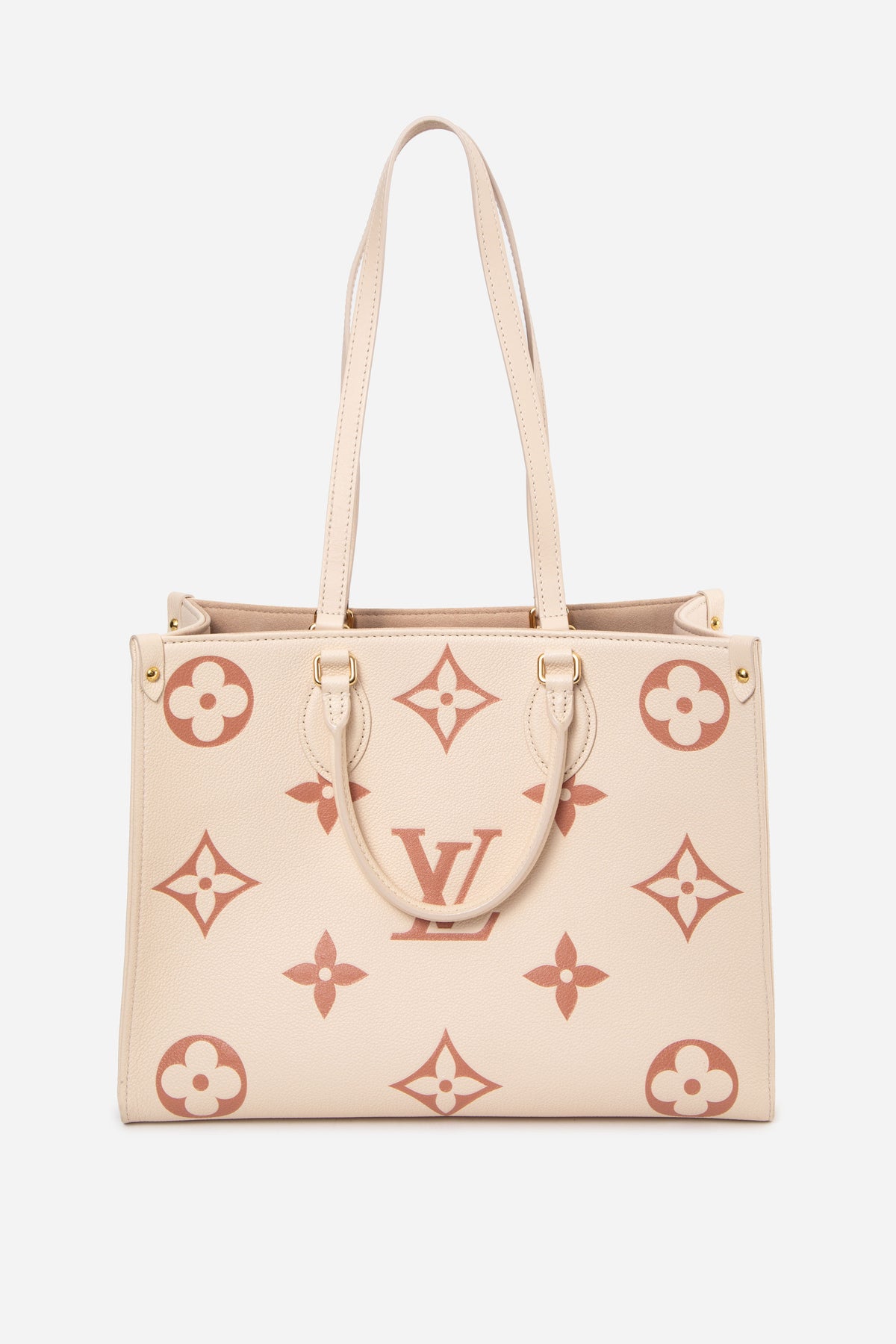 Louis Vuitton Empreinte Monogram Giant Onthego MM Creme Rose