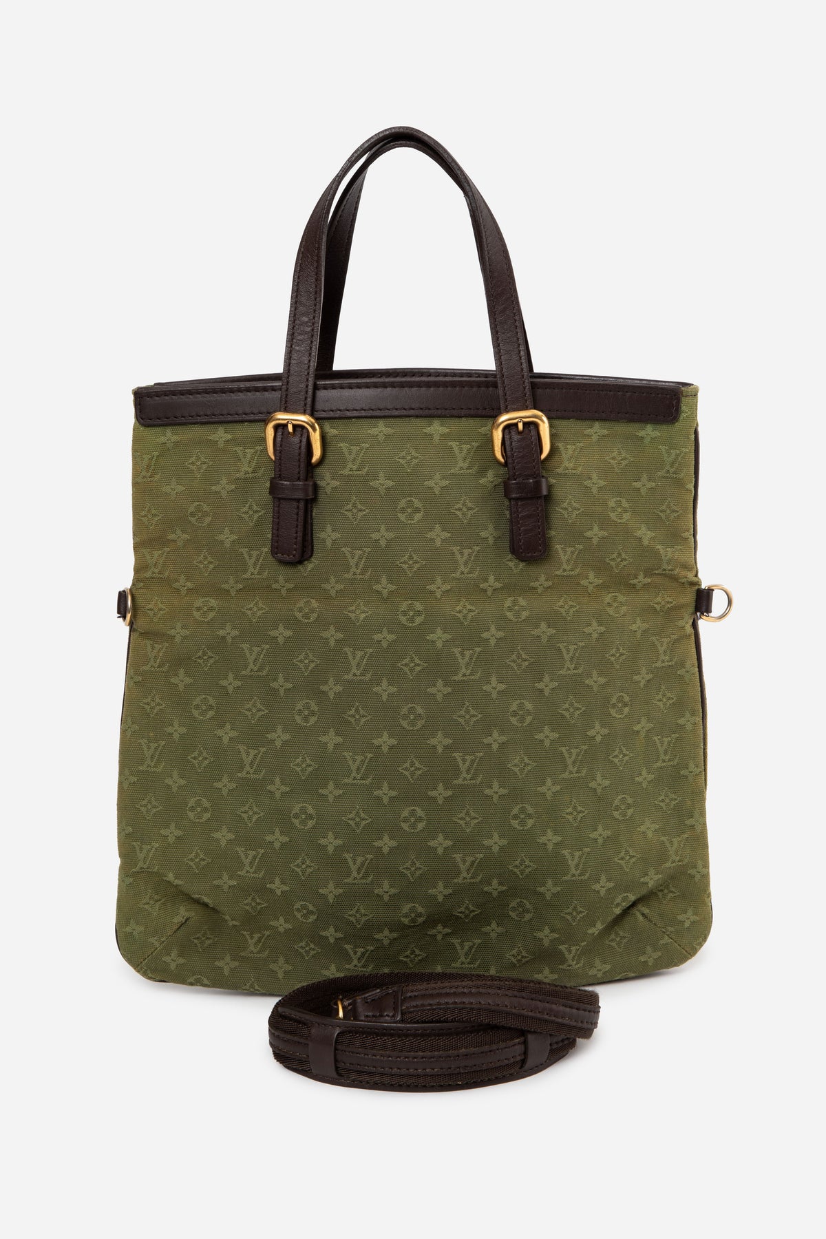 Louis Vuitton 2003 Green Monogram Mini Francoise Bag
