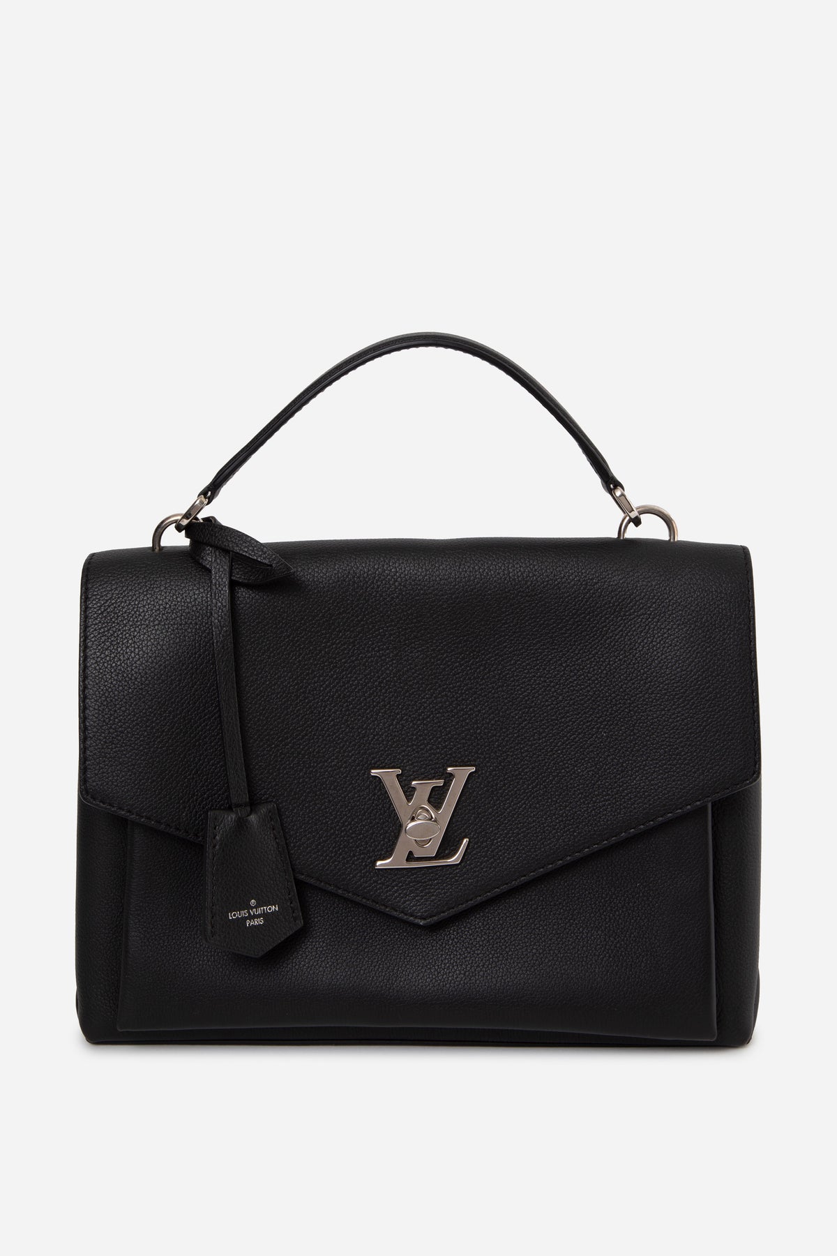 Louis Vuitton 2017 Black Calfskin My Lockme Top Handle With Strap
