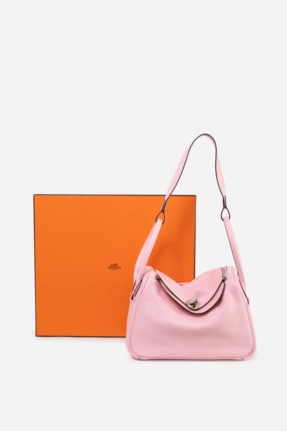 Hermes 2016 Pink Swift Leather Lindy 26