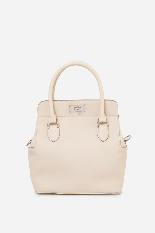 Hermès 2017 White Swift Leather Toolbox 20