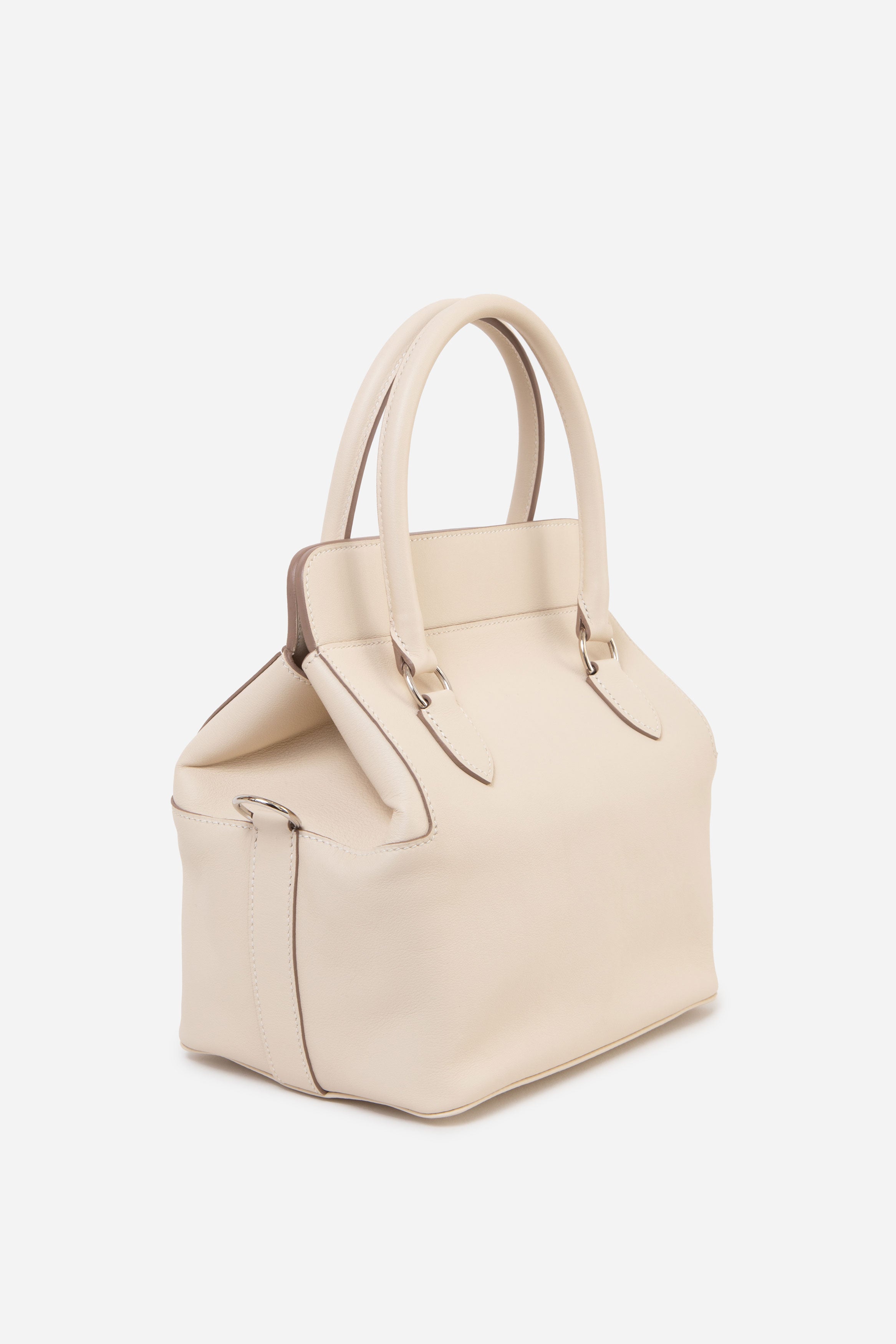 Hermès 2017 White Swift Leather Toolbox 20