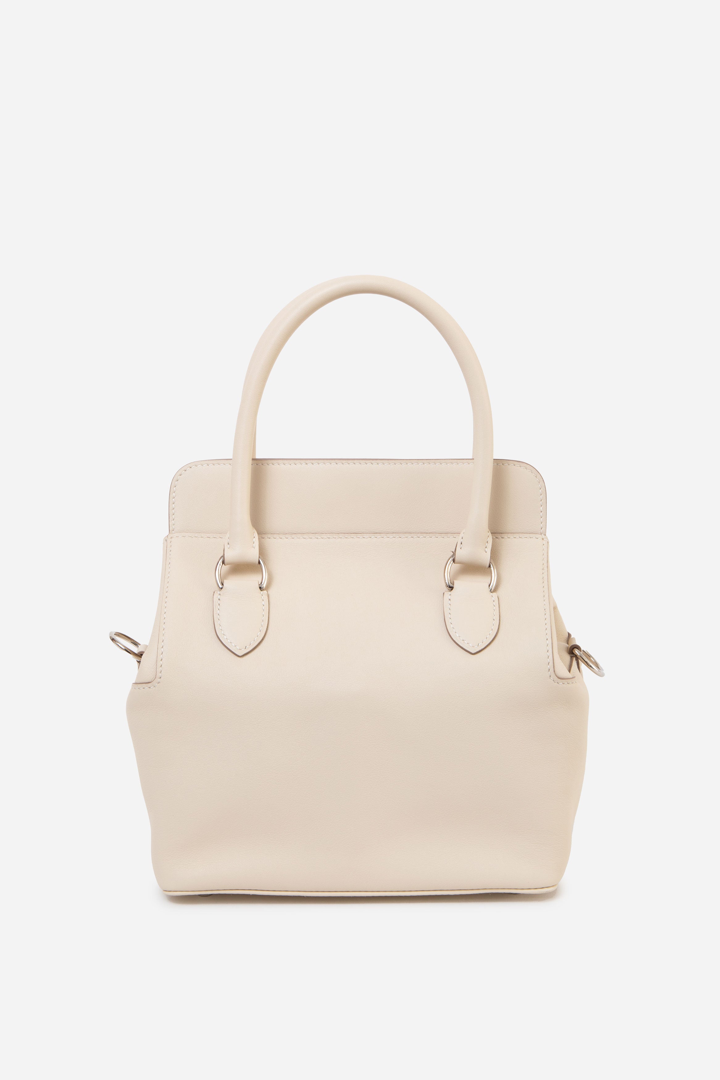 Hermès 2017 White Swift Leather Toolbox 20