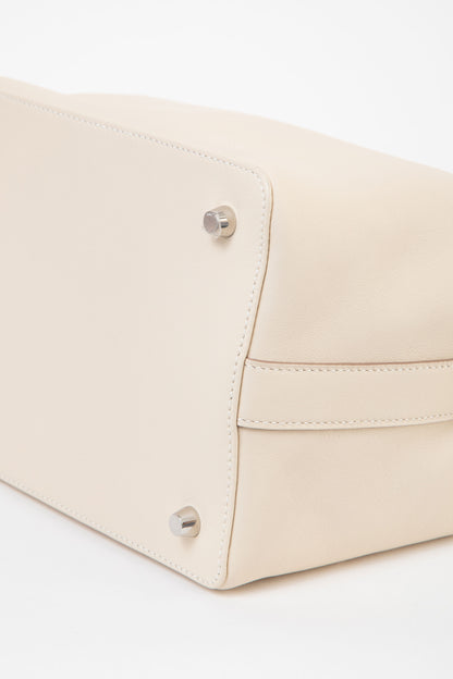 Hermès 2017 White Swift Leather Toolbox 20