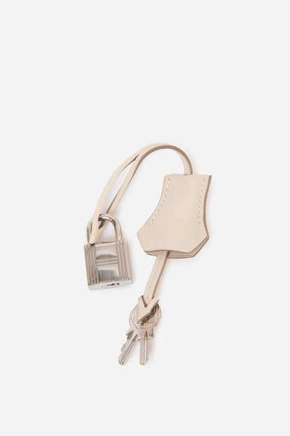 Hermès 2017 White Swift Leather Toolbox 20