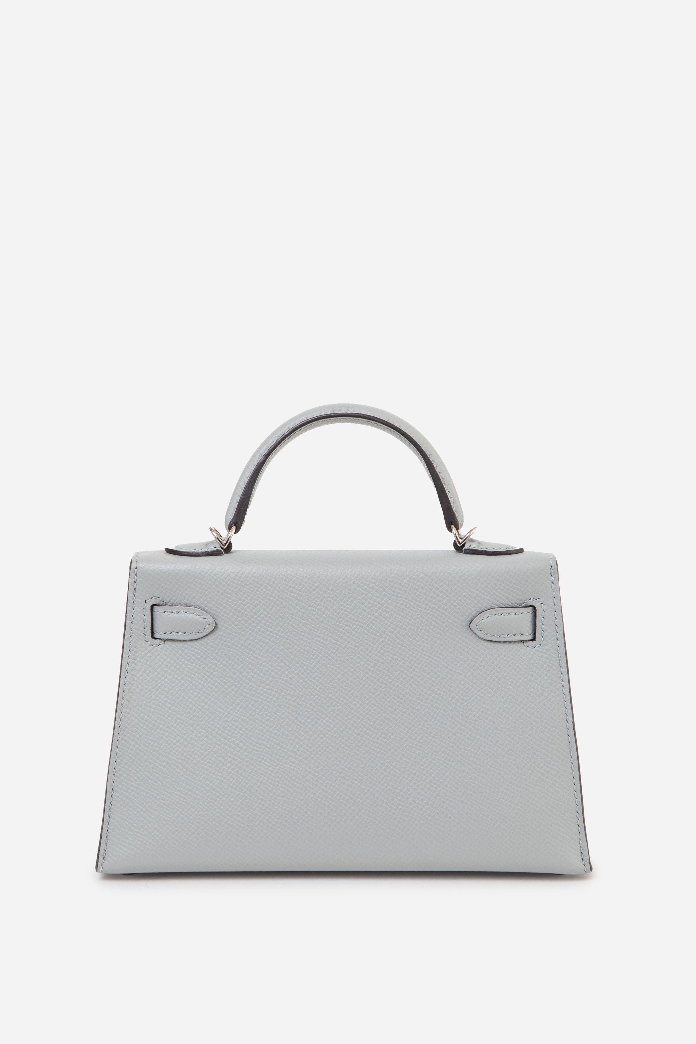 Hermes 2018 Blue Glacier Epsom Leather Mini Kelly