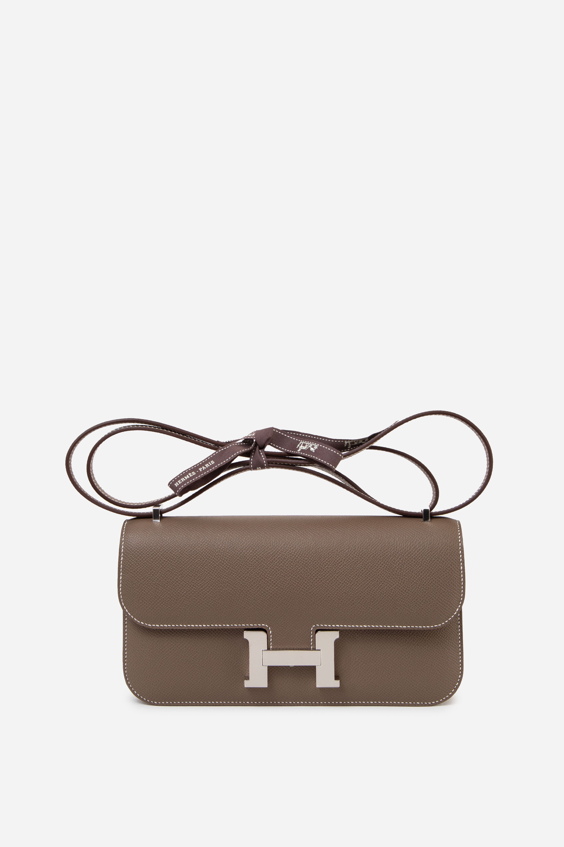 Hermès 2024 Etoupe Epsom Leather Constance Elan