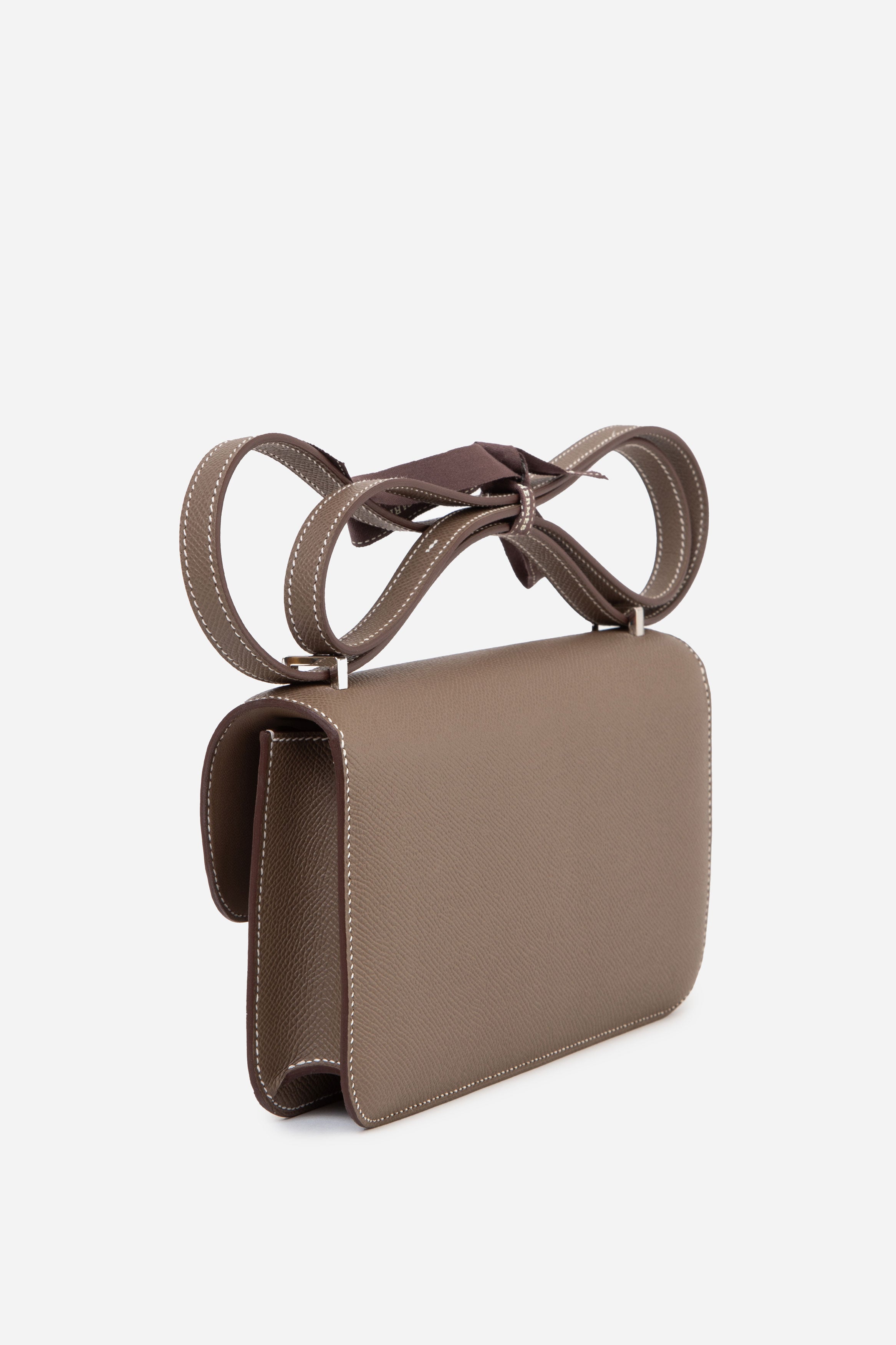 Hermès 2024 Etoupe Epsom Leather Constance Elan
