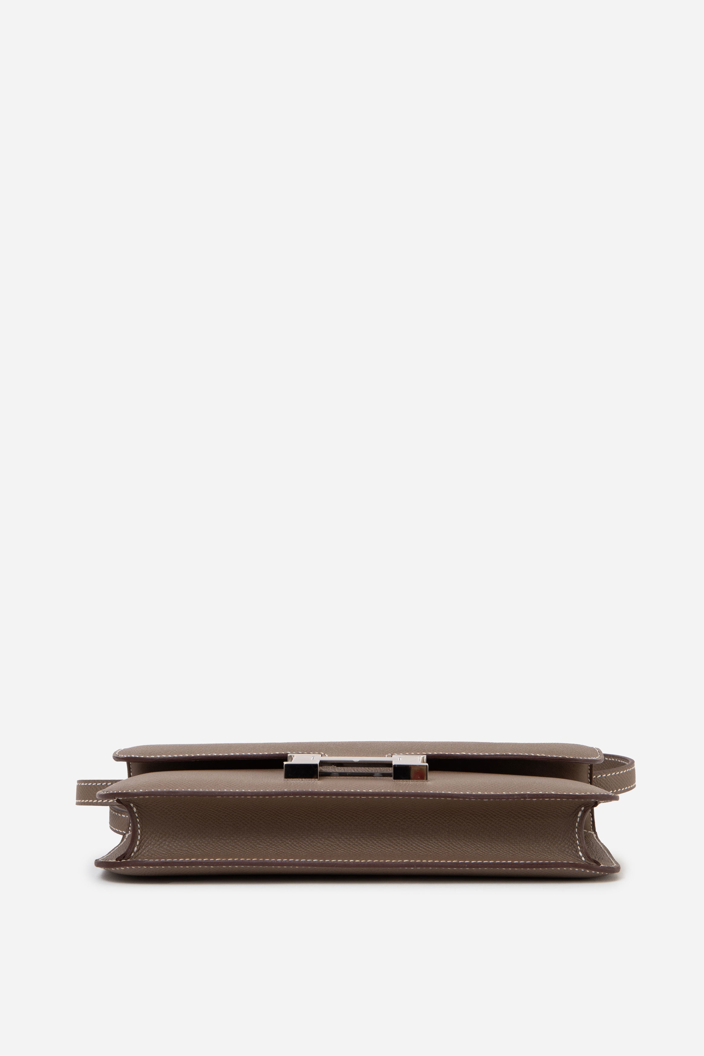 Hermès 2024 Etoupe Epsom Leather Constance Elan
