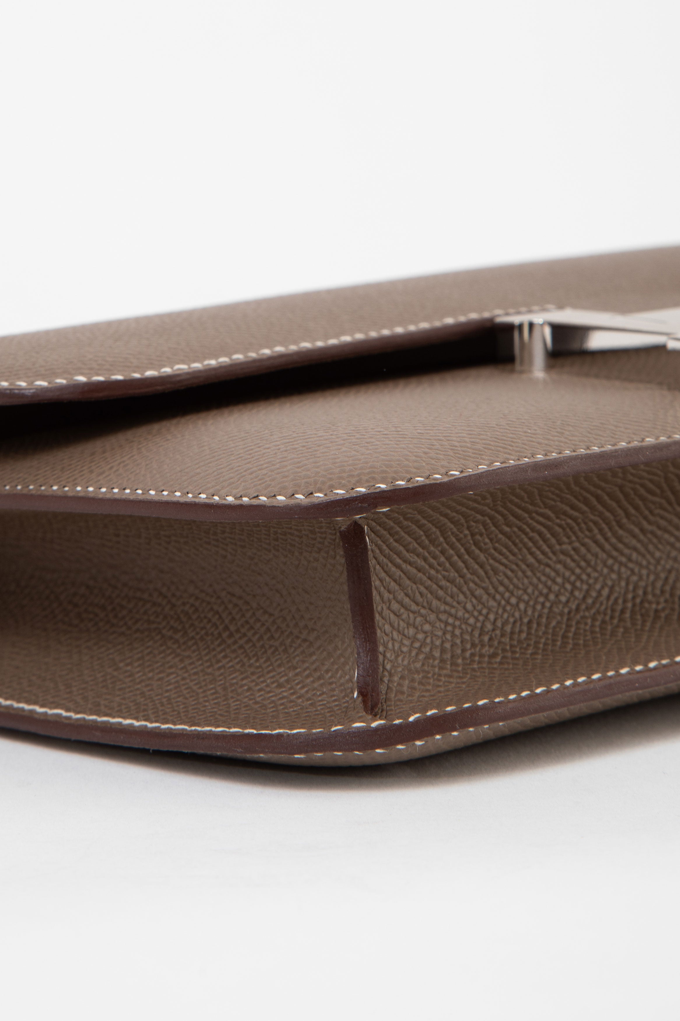 Hermès 2024 Etoupe Epsom Leather Constance Elan