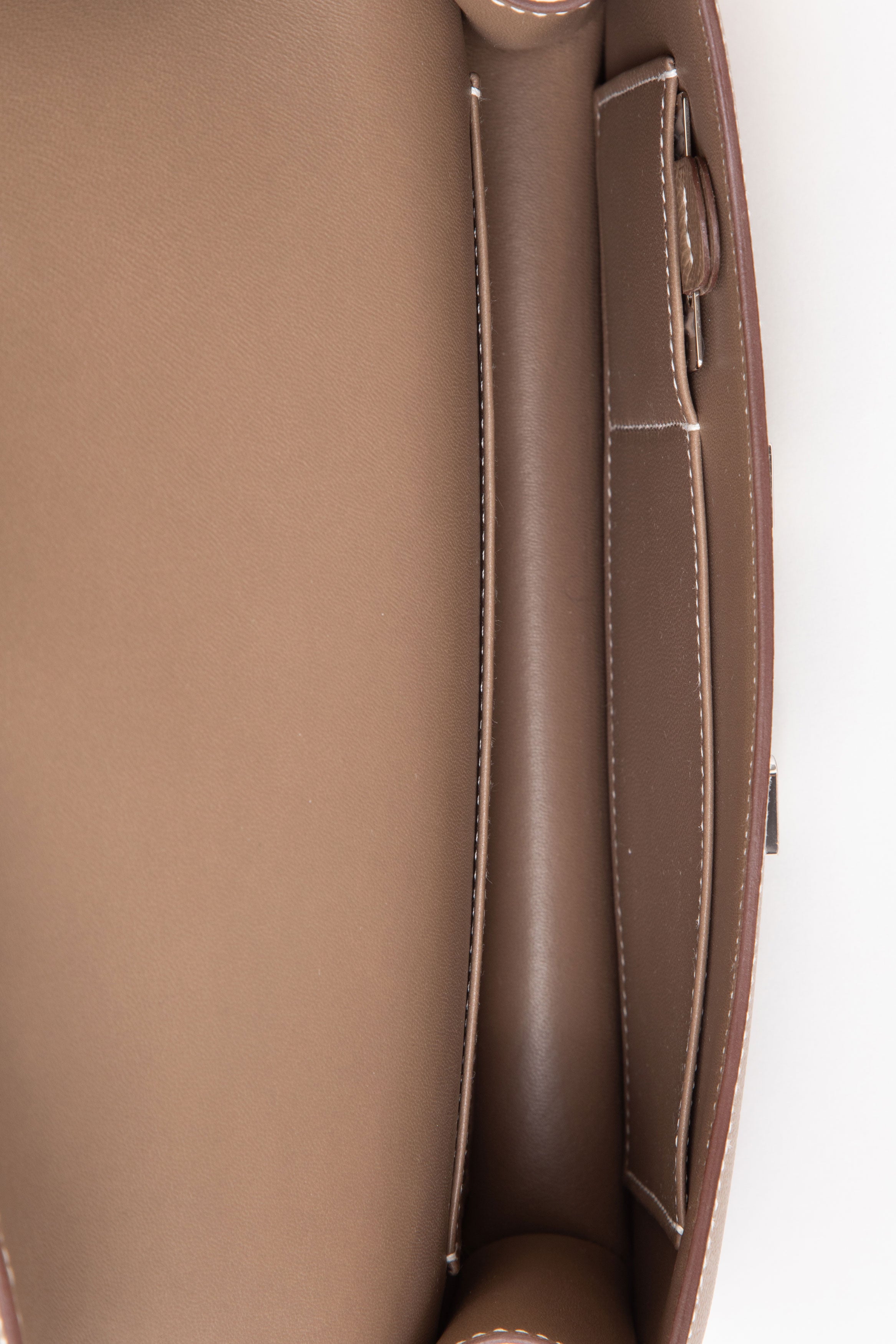Hermès 2024 Etoupe Epsom Leather Constance Elan