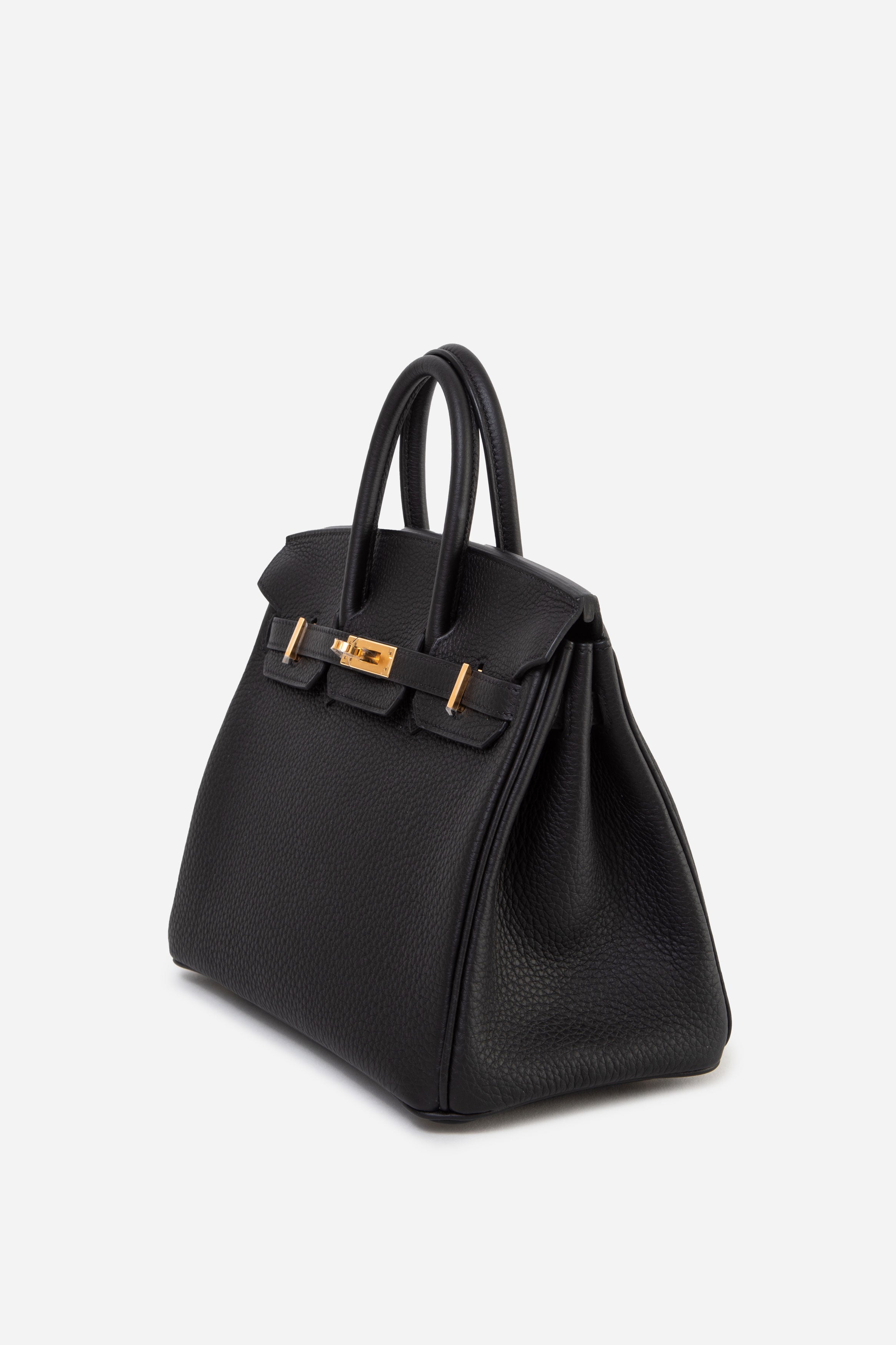 Hermes 2021 Black Togo Leather GHW Birkin 25