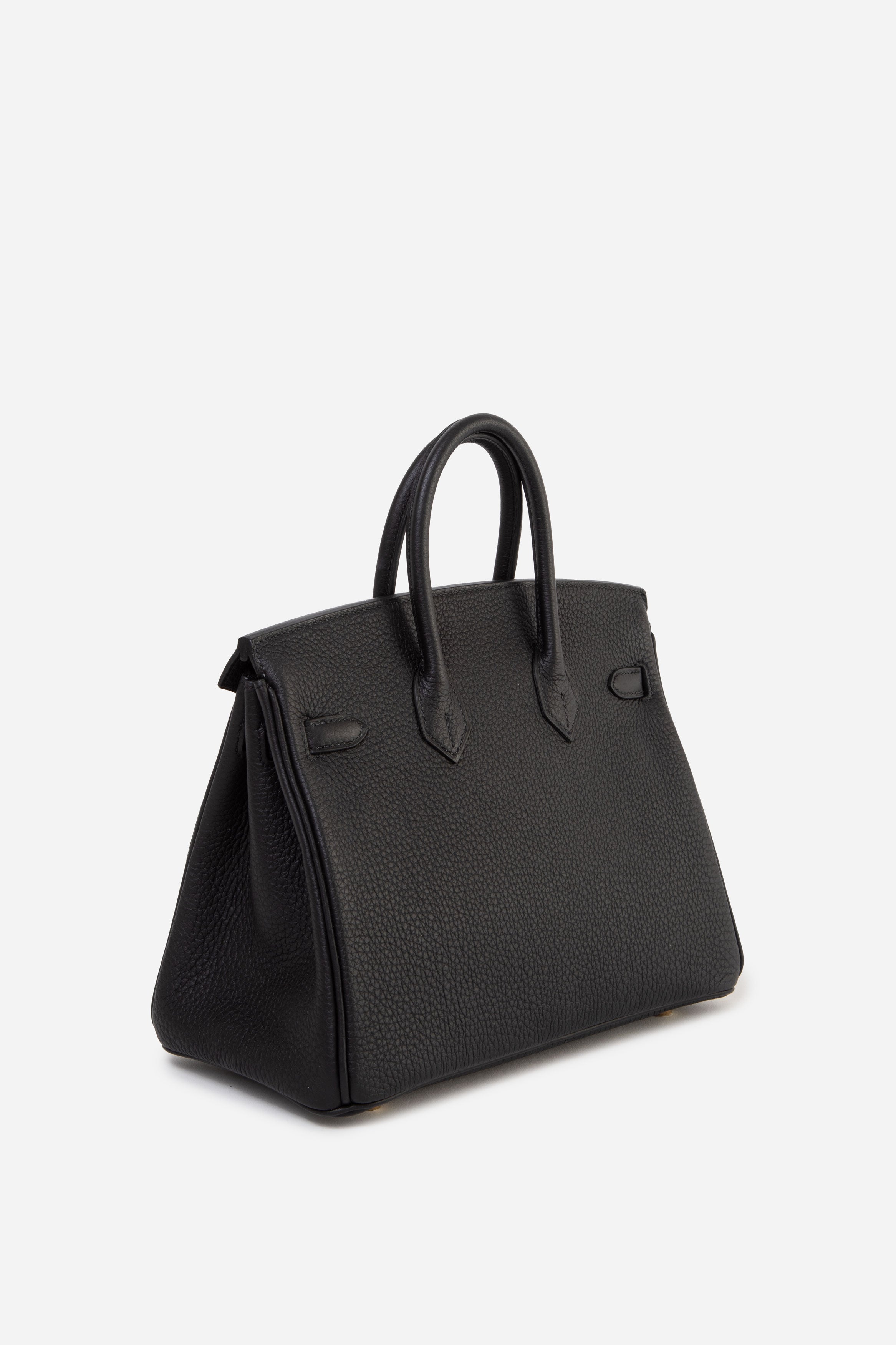 Hermes 2021 Black Togo Leather GHW Birkin 25