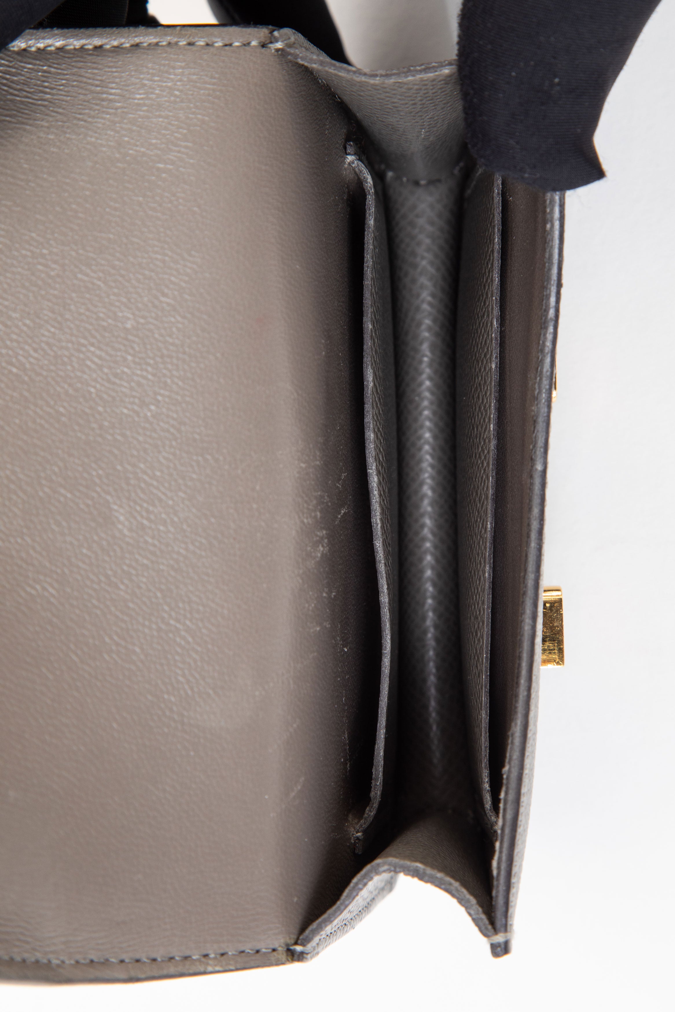 Hermès 2022 Etain Epsom Leather Constance Slim Wallet