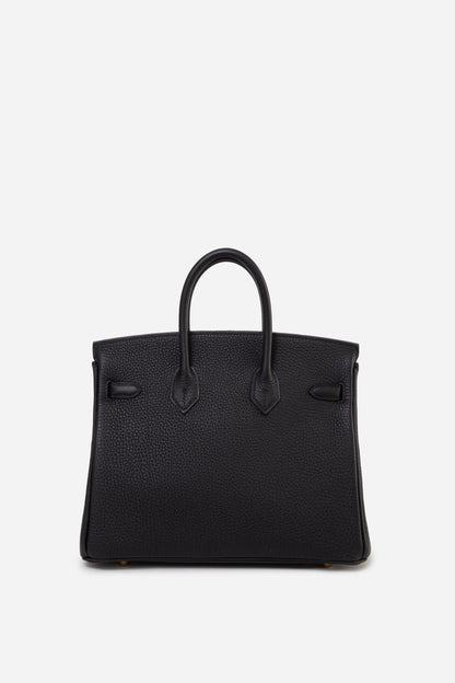 Hermes 2021 Black Togo Leather GHW Birkin 25