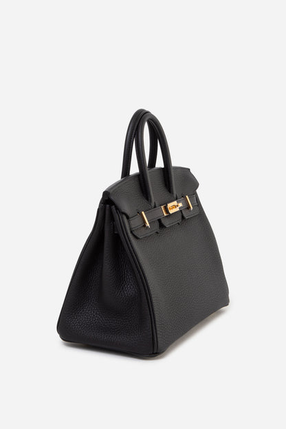 Hermes 2021 Black Togo Leather GHW Birkin 25
